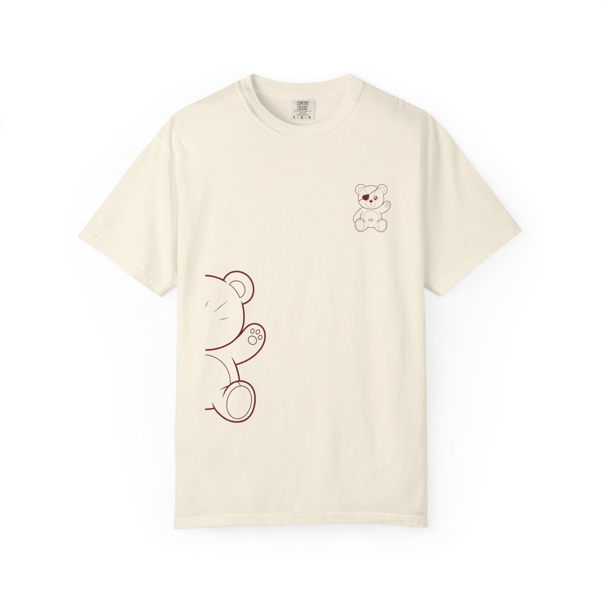 Comfort Colors® Pirate Teddy Bear T-Shirt - Cute Argh Graphic Tee, Pirate Teddy Bear Tee, Cute Graphic Tee, Teddy Bear Lover Gift, Argh