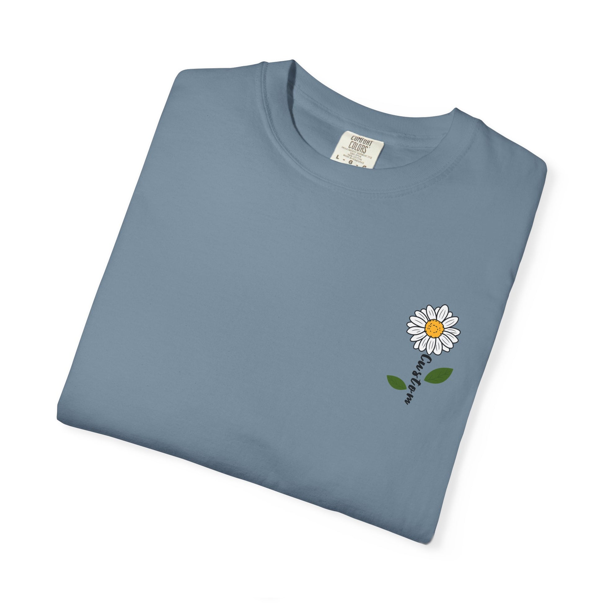 Comfort Colors® Custom Daisy T-Shirt, Floral Tee, Personalized Gift for Her, Nature Inspired Tee