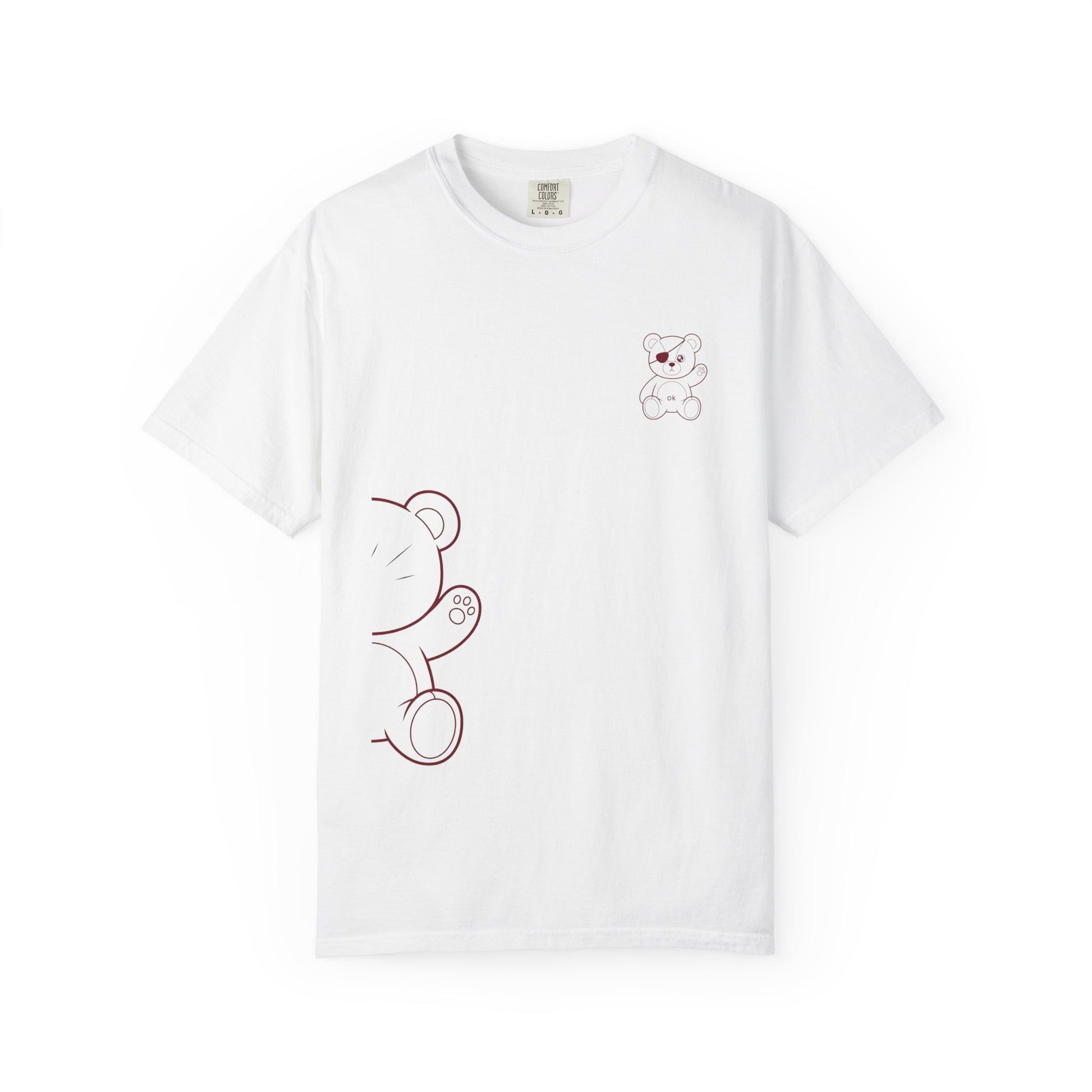 Comfort Colors® Pirate Teddy Bear T-Shirt - Cute Argh Graphic Tee, Pirate Teddy Bear Tee, Cute Graphic Tee, Teddy Bear Lover Gift, Argh