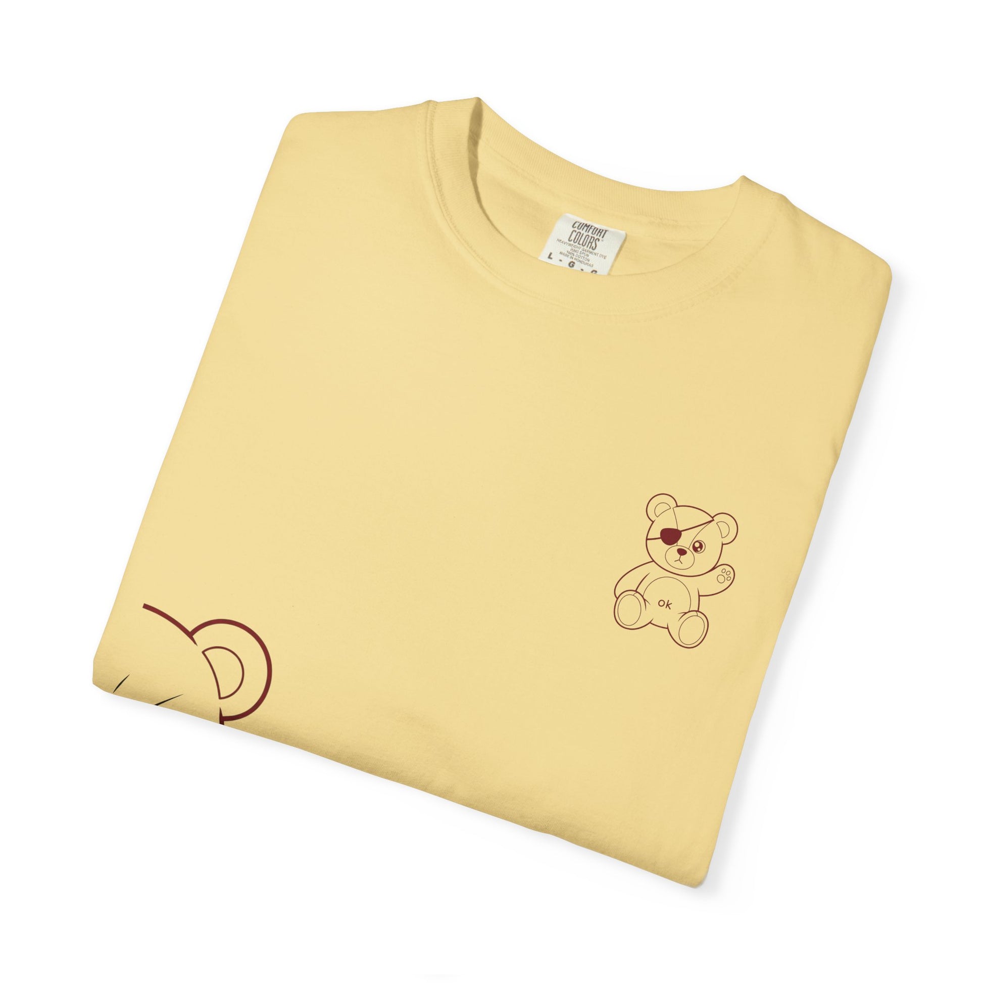 Comfort Colors® Pirate Teddy Bear T-Shirt - Cute Argh Graphic Tee, Pirate Teddy Bear Tee, Cute Graphic Tee, Teddy Bear Lover Gift, Argh