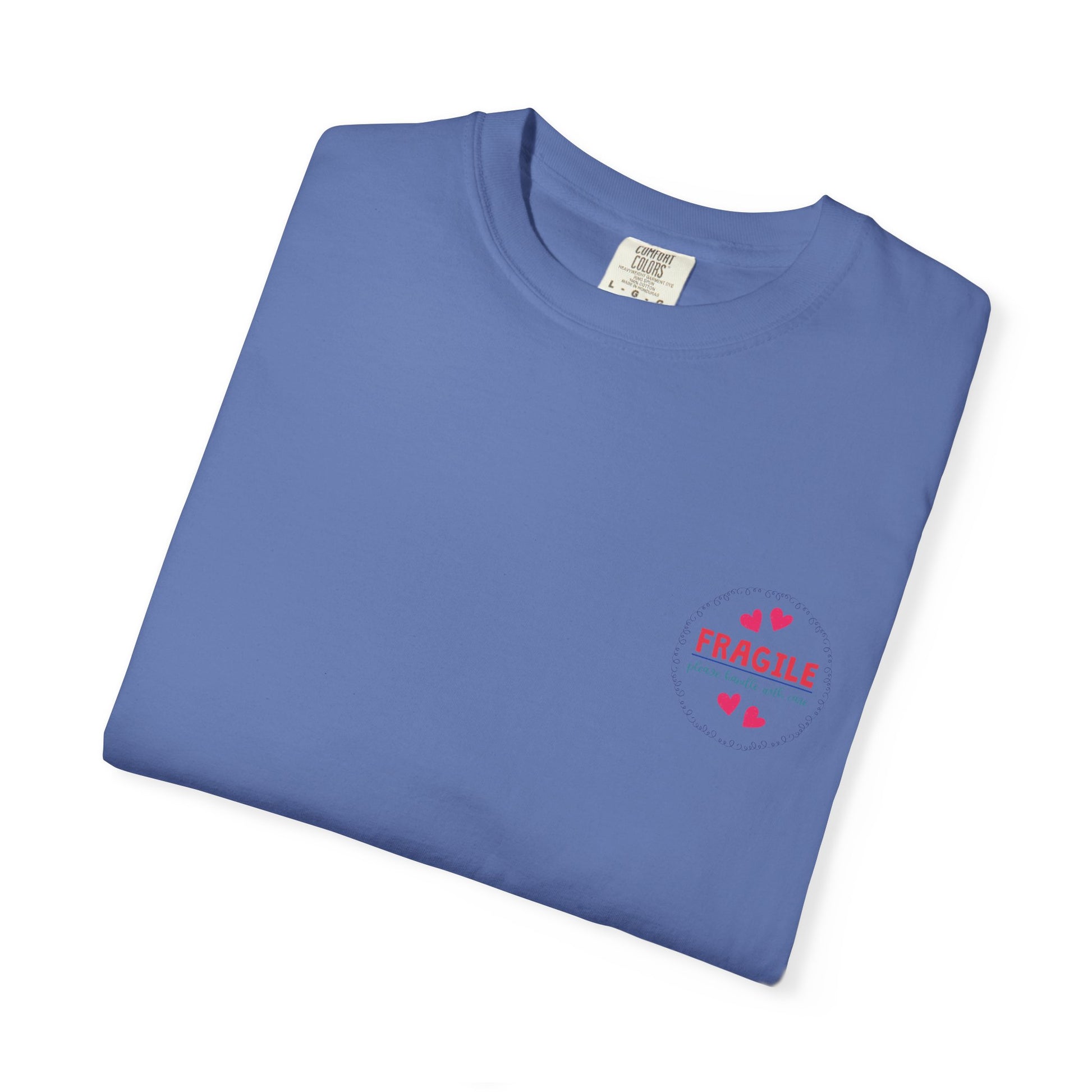 Comfort Colors® Fragile Handle with Care Feminist Shirt, Unisex Tee, RGB Quote Apparel, Women Power Gift, Gender Equality Top