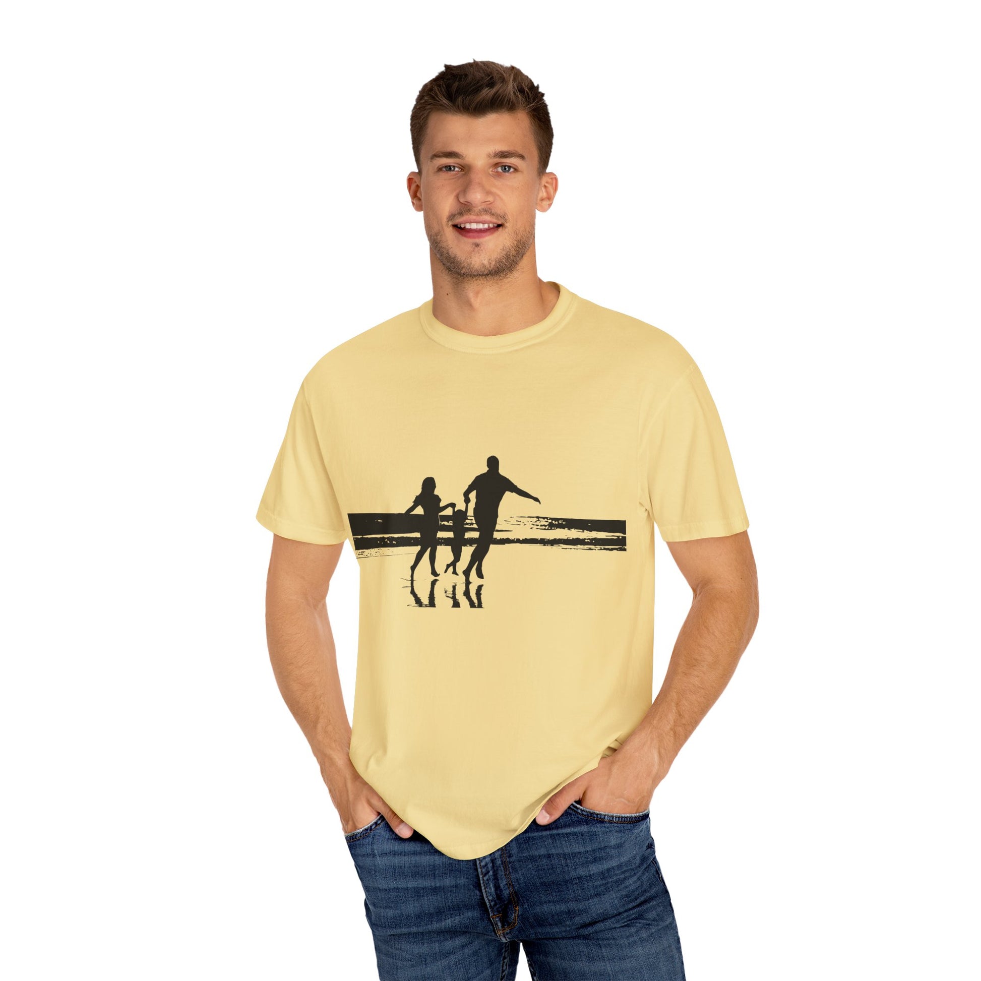Custom Photo Tshirt - Personalized Family Picture Tee, Unisex Garment-Dyed T-shirt, Gift for Her, Gift for Him, Custom Family Picture