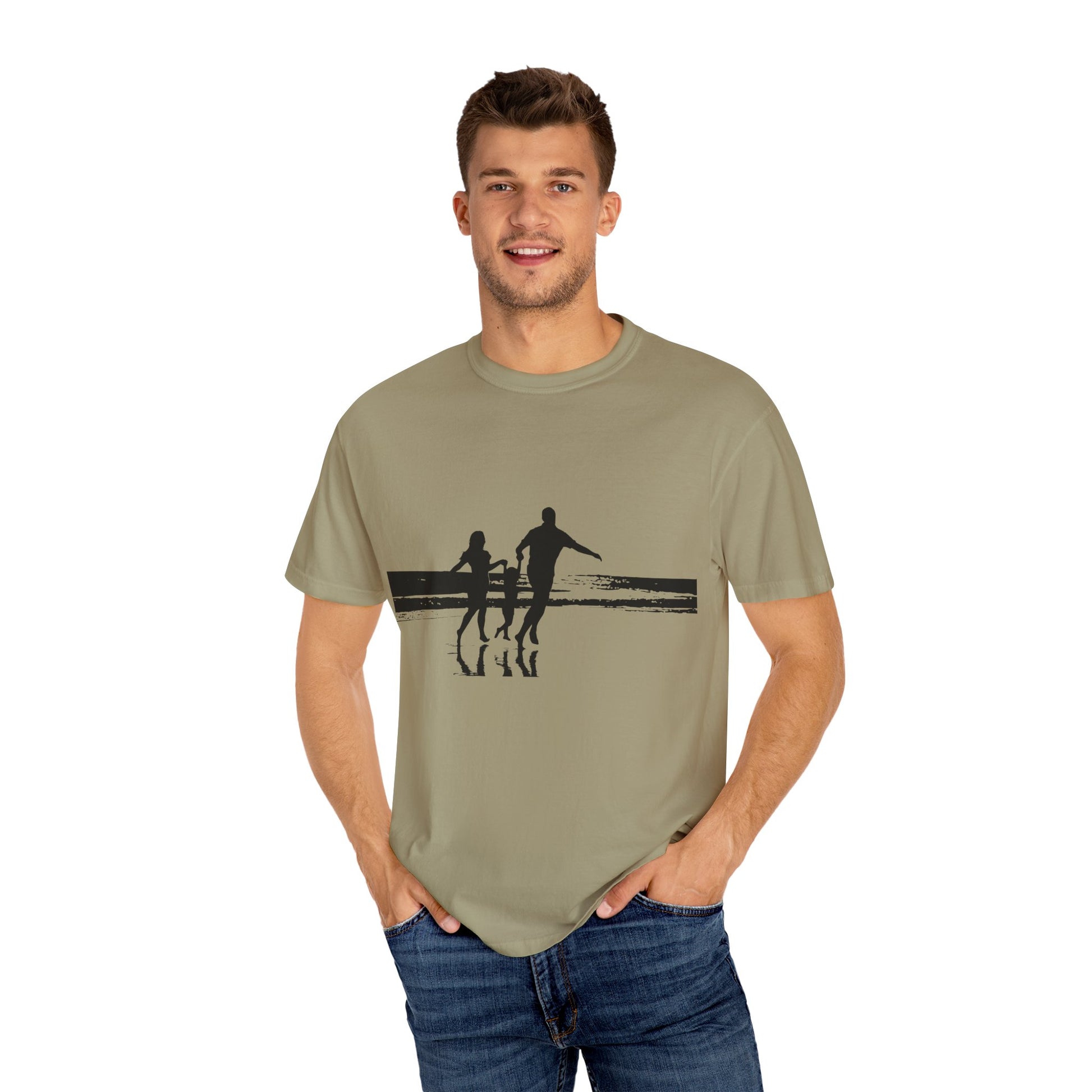 Custom Photo Tshirt - Personalized Family Picture Tee, Unisex Garment-Dyed T-shirt, Gift for Her, Gift for Him, Custom Family Picture