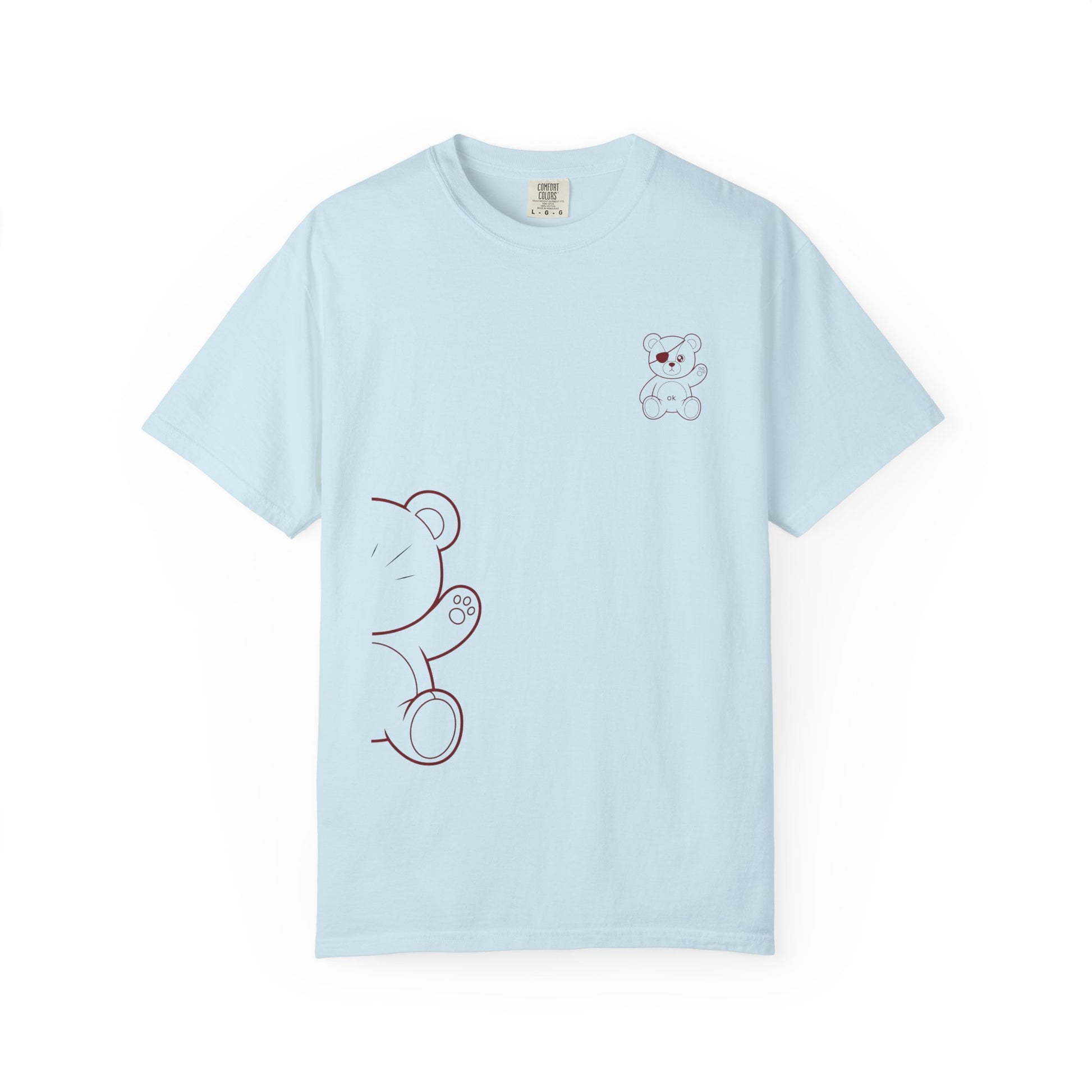 Comfort Colors® Pirate Teddy Bear T-Shirt - Cute Argh Graphic Tee, Pirate Teddy Bear Tee, Cute Graphic Tee, Teddy Bear Lover Gift, Argh