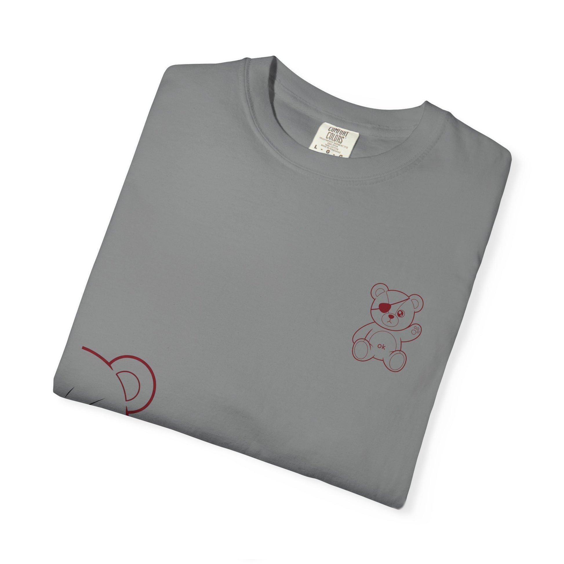 Comfort Colors® Pirate Teddy Bear T-Shirt - Cute Argh Graphic Tee, Pirate Teddy Bear Tee, Cute Graphic Tee, Teddy Bear Lover Gift, Argh