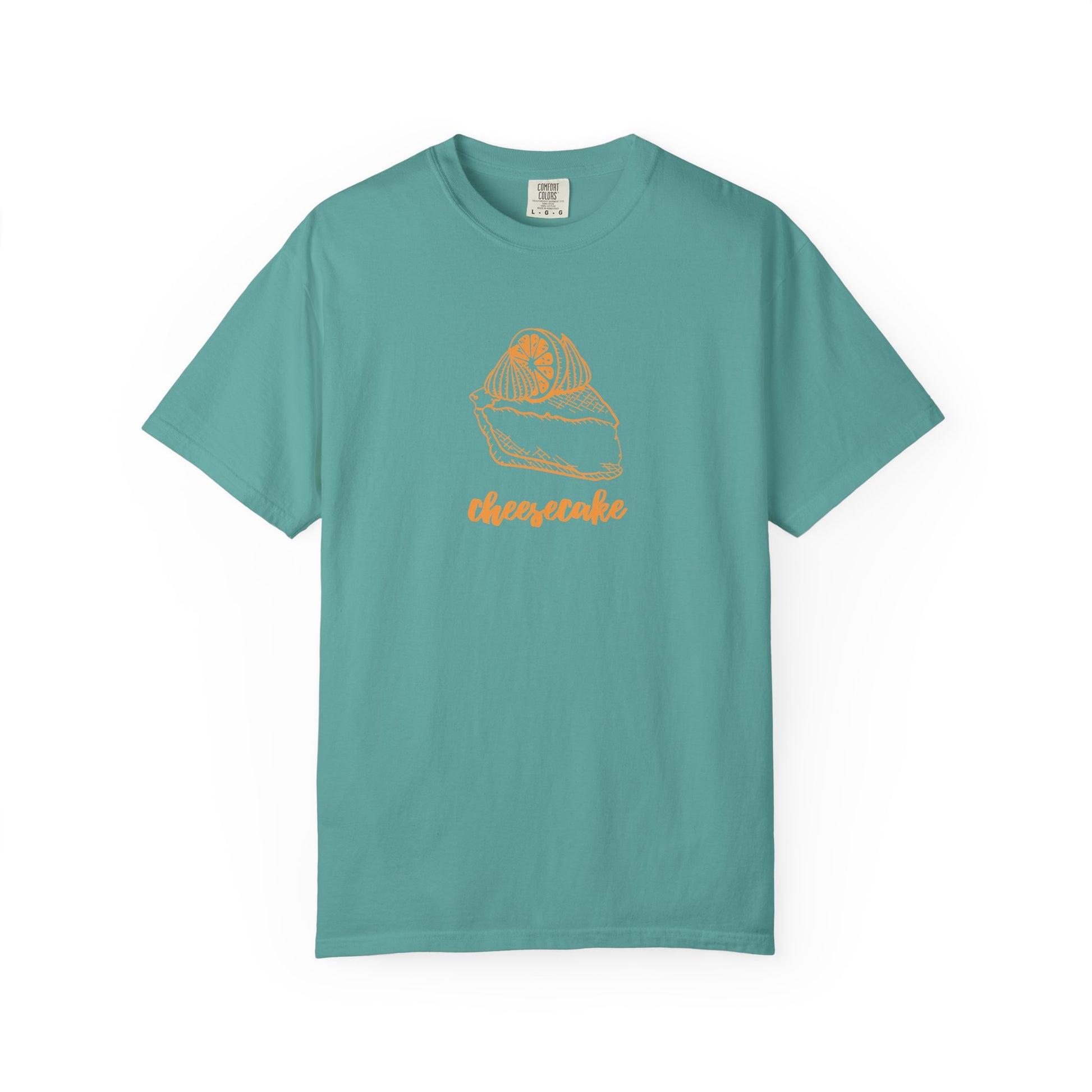 Comfort Colors® Cheesecake T-Shirt - Sweet Foodie Graphic Tee, Foodie Graphic Shirt, Dessert Fan Tee, Baking Gift Shirt, Kitchen Lover