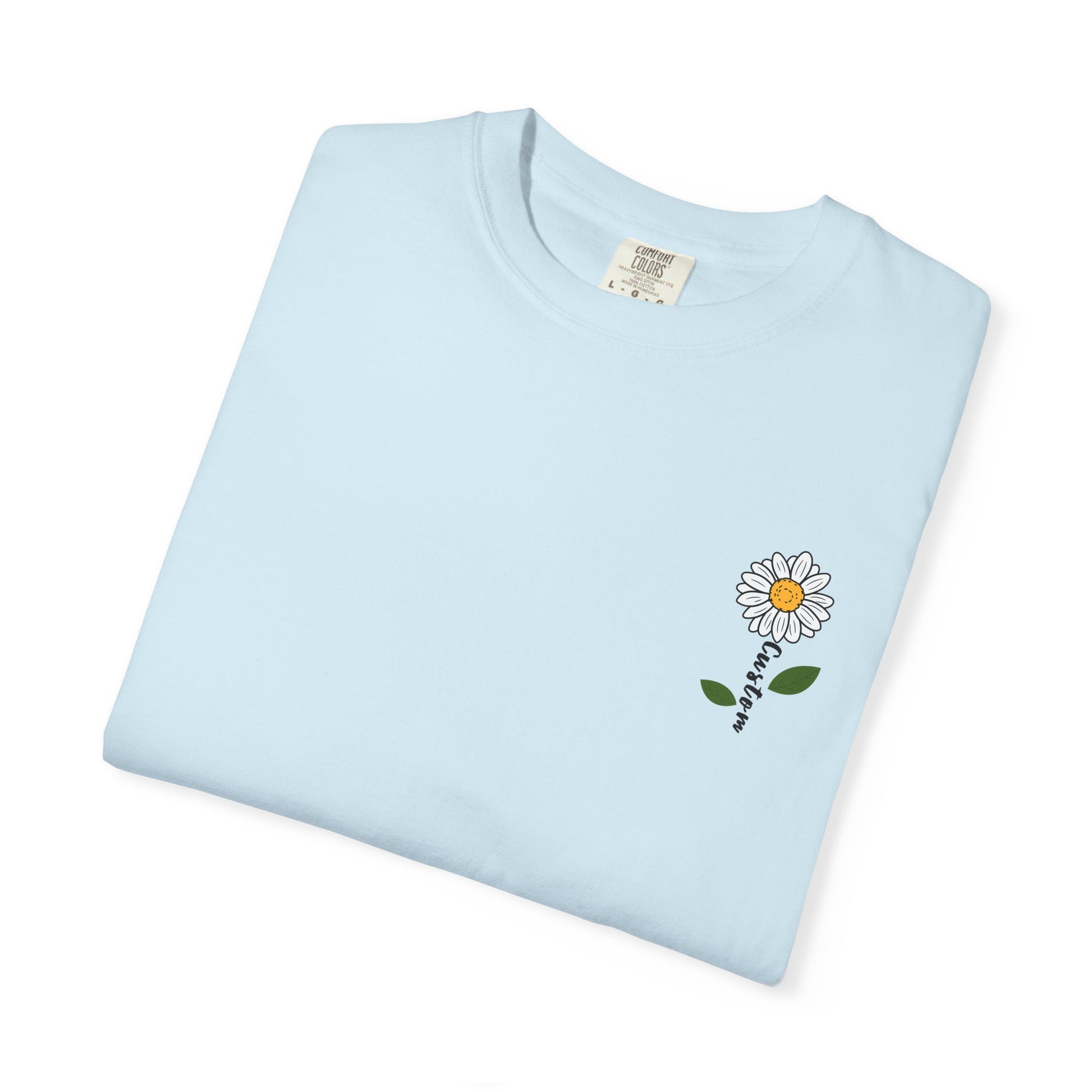 Comfort Colors® Custom Daisy T-Shirt, Floral Tee, Personalized Gift for Her, Nature Inspired Tee