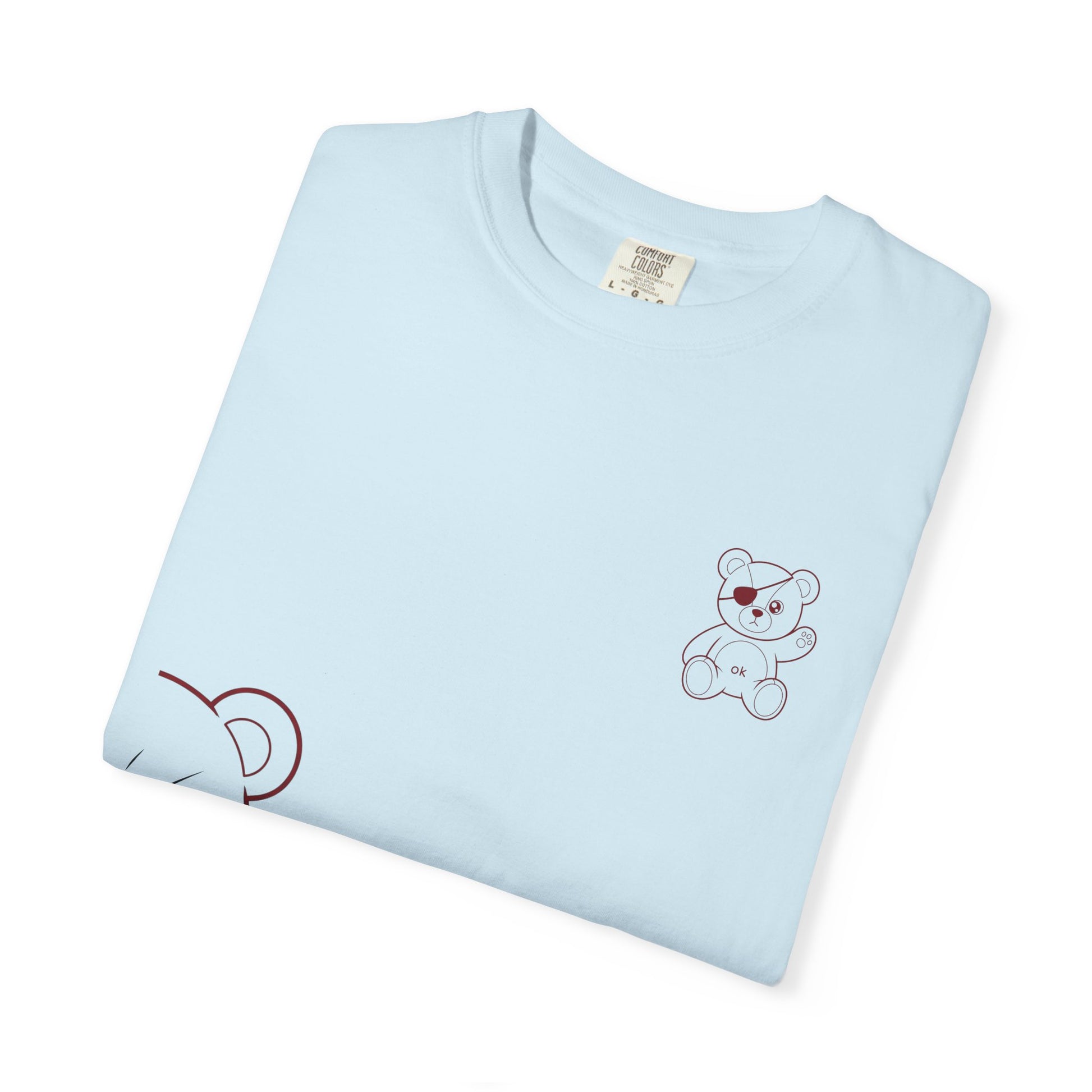 Comfort Colors® Pirate Teddy Bear T-Shirt - Cute Argh Graphic Tee, Pirate Teddy Bear Tee, Cute Graphic Tee, Teddy Bear Lover Gift, Argh
