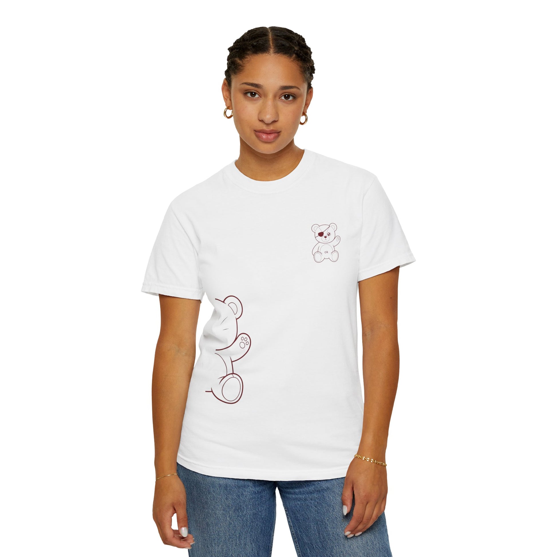 Comfort Colors® Pirate Teddy Bear T-Shirt - Cute Argh Graphic Tee, Pirate Teddy Bear Tee, Cute Graphic Tee, Teddy Bear Lover Gift, Argh