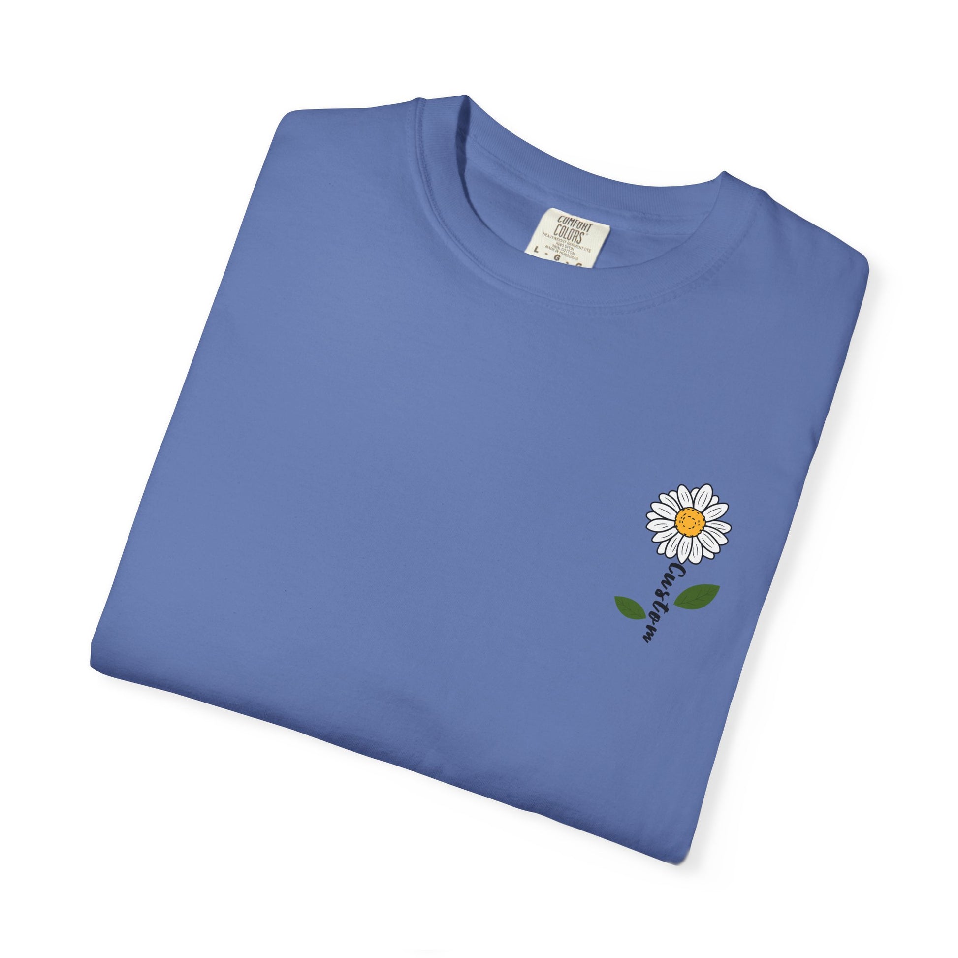 Comfort Colors® Custom Daisy T-Shirt, Floral Tee, Personalized Gift for Her, Nature Inspired Tee