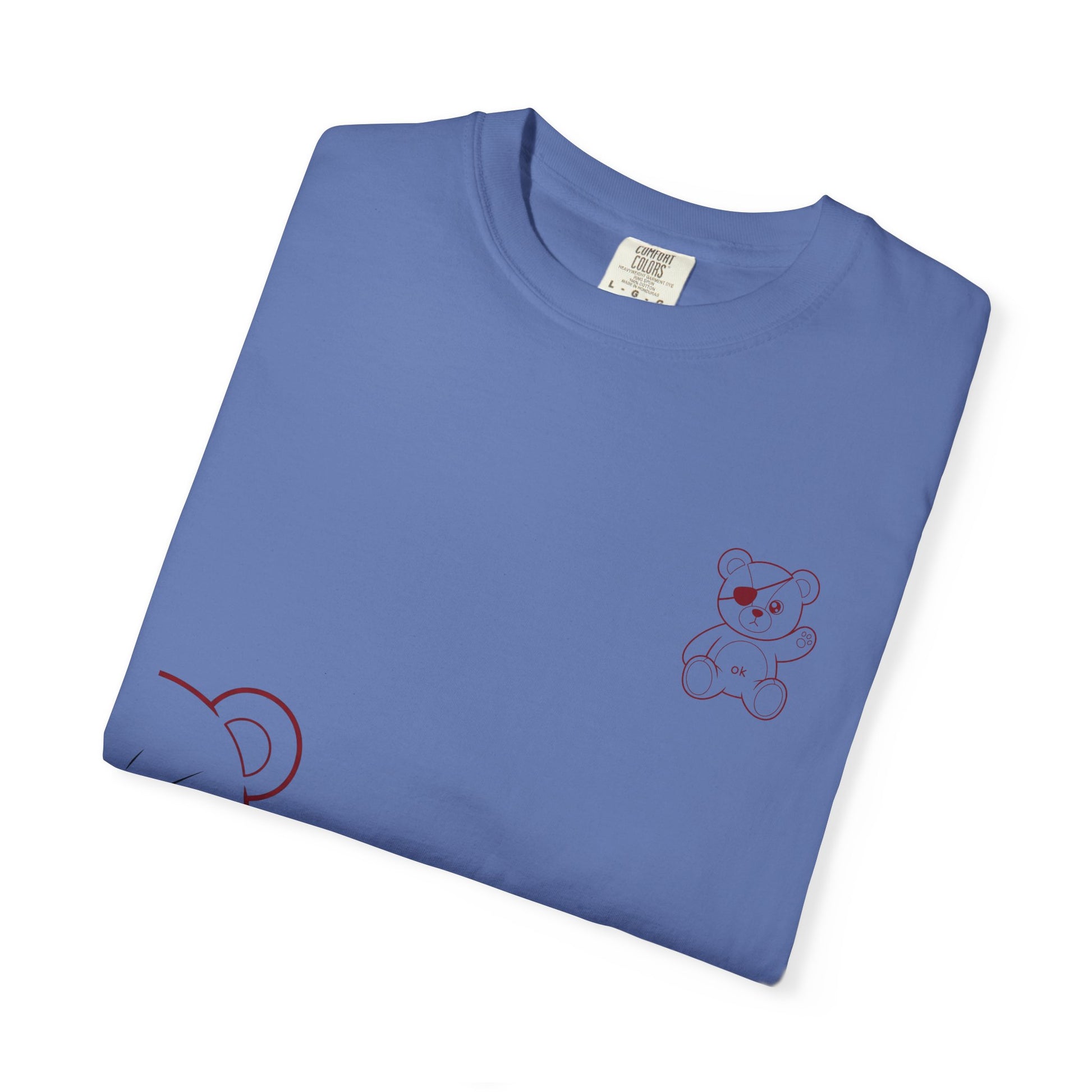 Comfort Colors® Pirate Teddy Bear T-Shirt - Cute Argh Graphic Tee, Pirate Teddy Bear Tee, Cute Graphic Tee, Teddy Bear Lover Gift, Argh