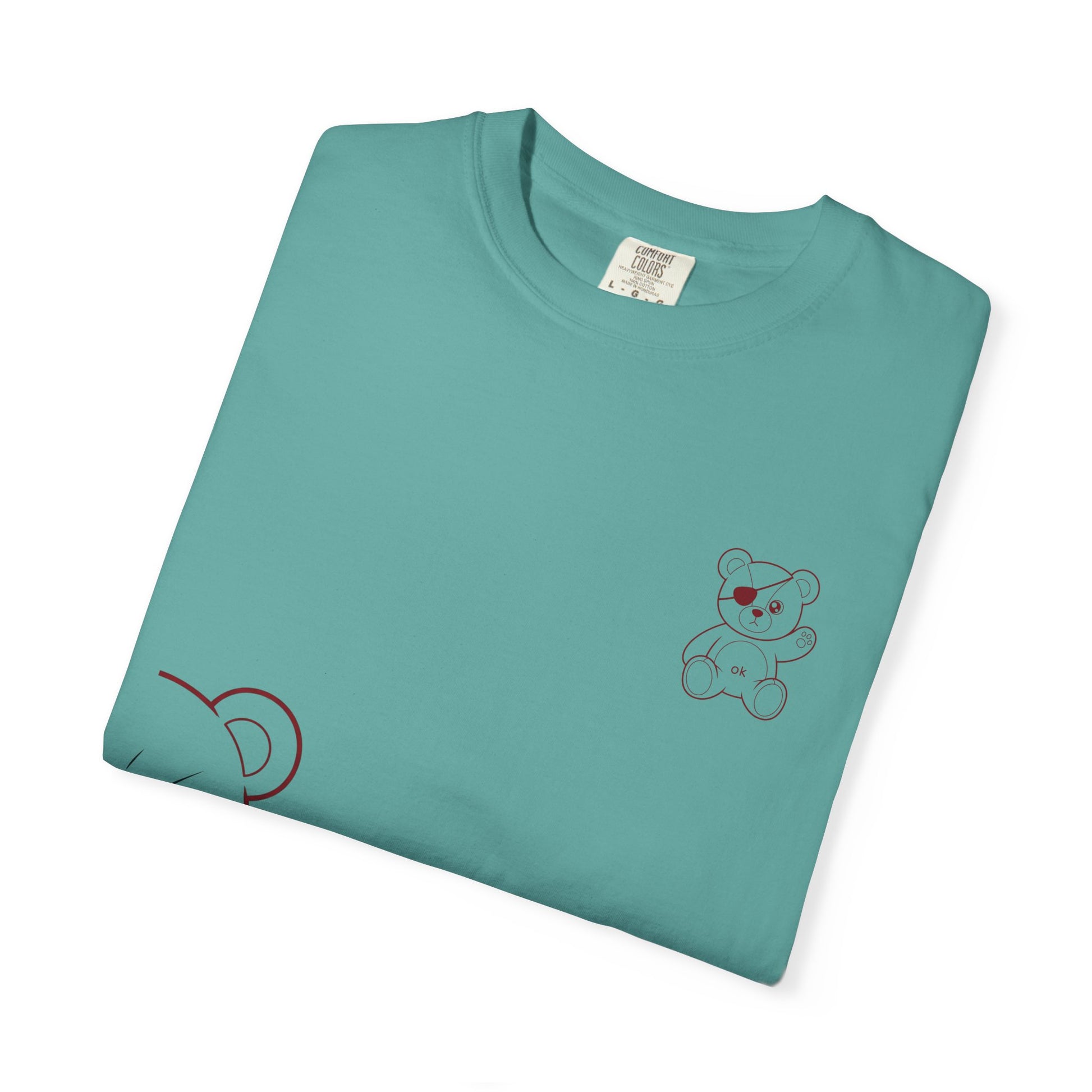 Comfort Colors® Pirate Teddy Bear T-Shirt - Cute Argh Graphic Tee, Pirate Teddy Bear Tee, Cute Graphic Tee, Teddy Bear Lover Gift, Argh