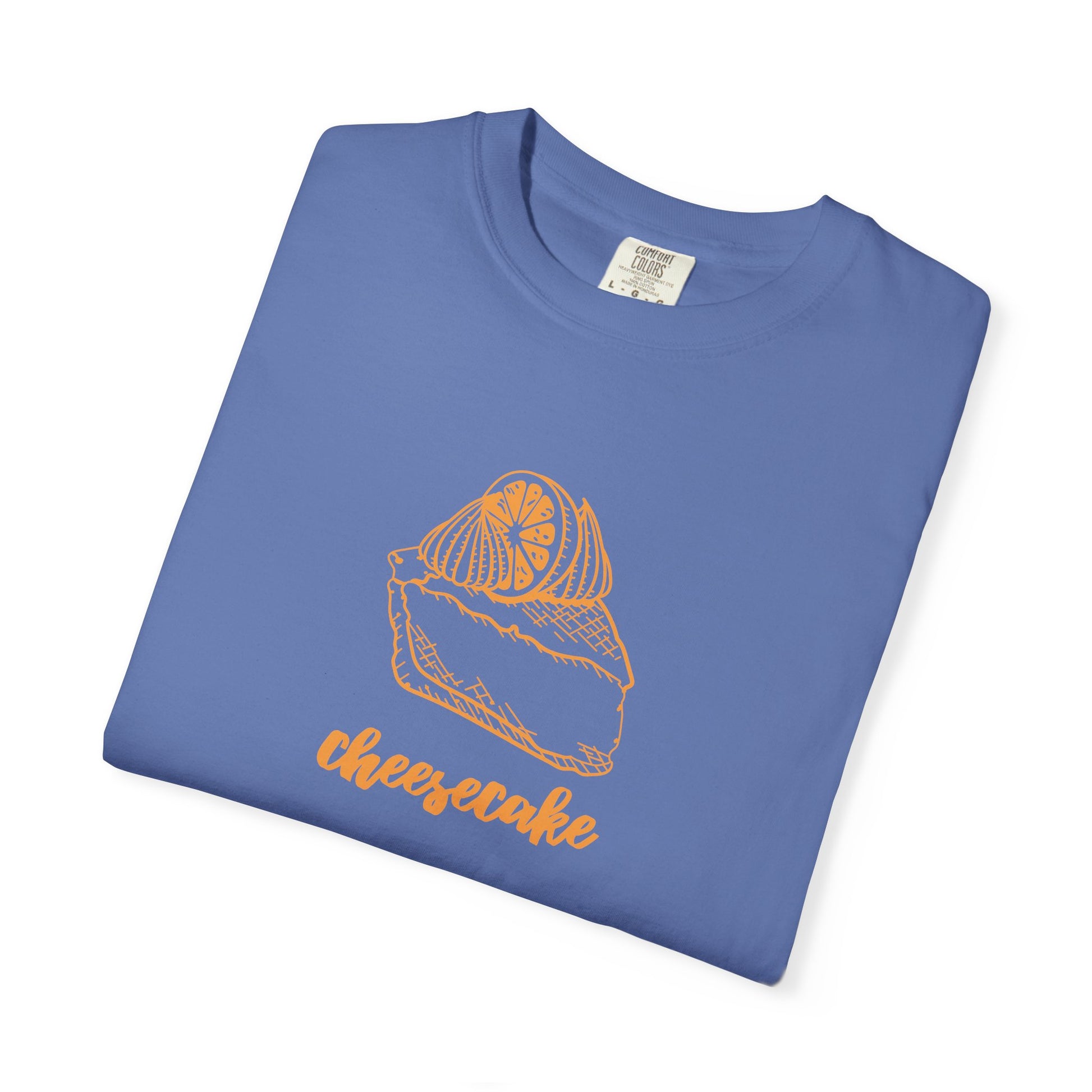Comfort Colors® Cheesecake T-Shirt - Sweet Foodie Graphic Tee, Foodie Graphic Shirt, Dessert Fan Tee, Baking Gift Shirt, Kitchen Lover