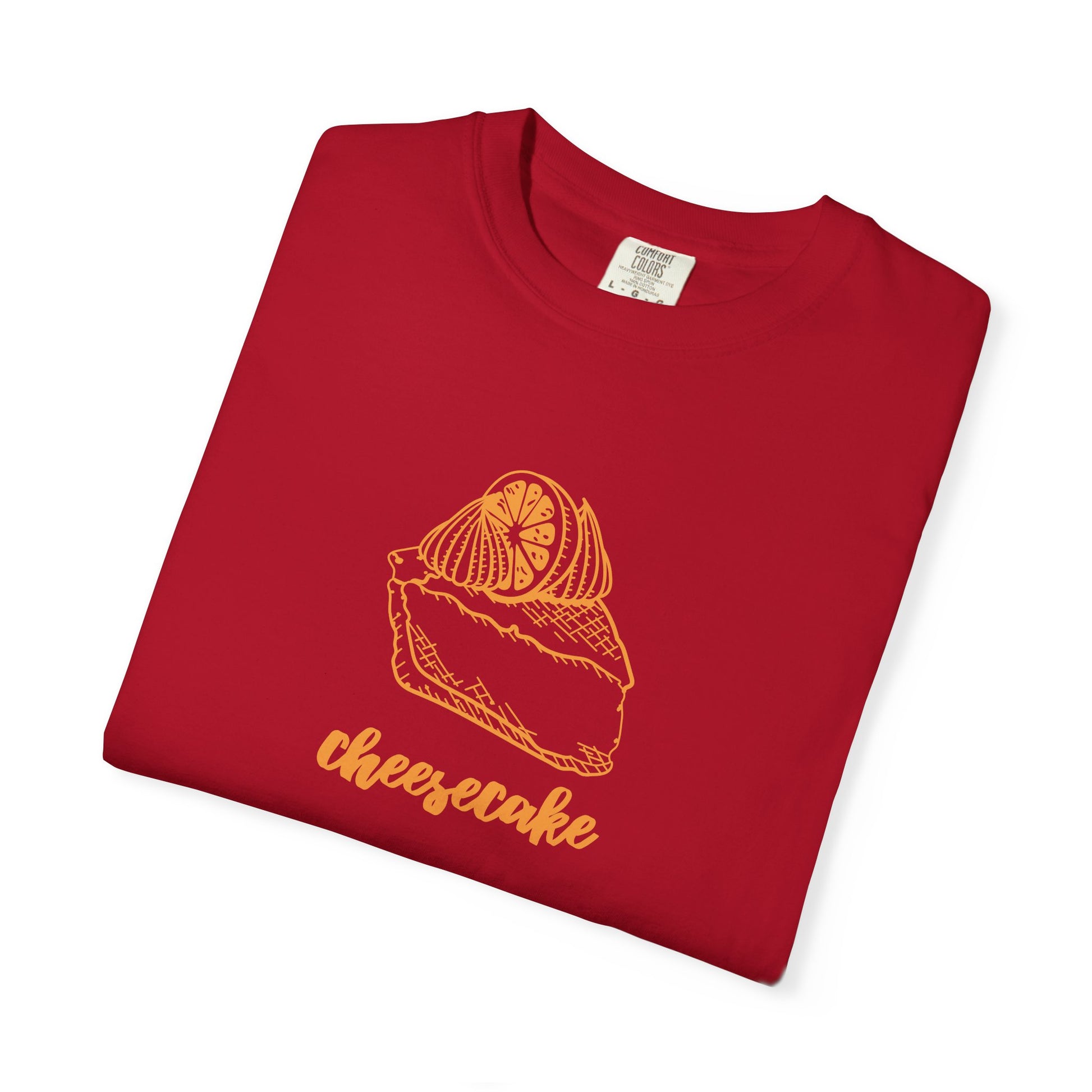 Comfort Colors® Cheesecake T-Shirt - Sweet Foodie Graphic Tee, Foodie Graphic Shirt, Dessert Fan Tee, Baking Gift Shirt, Kitchen Lover