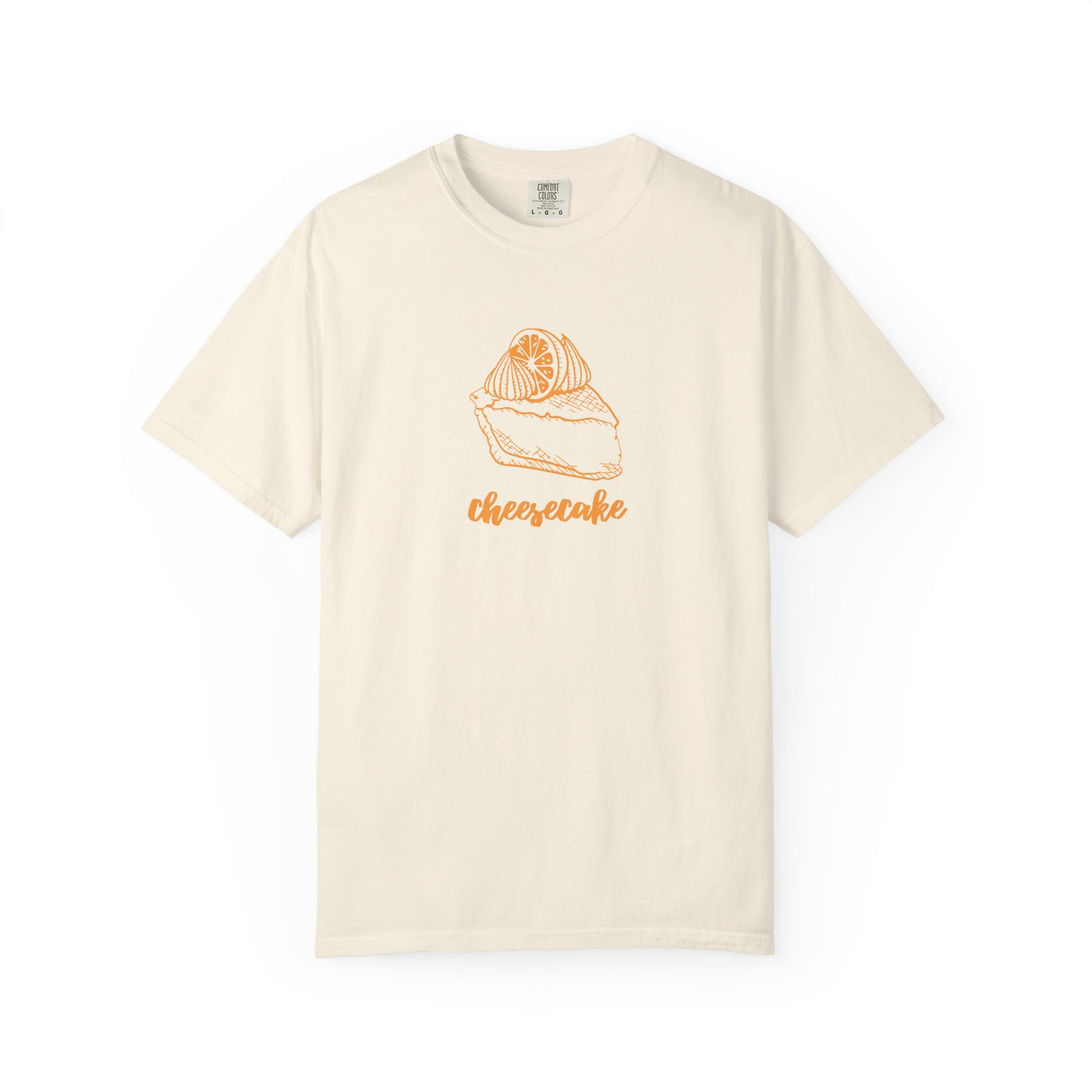 Comfort Colors® Cheesecake T-Shirt - Sweet Foodie Graphic Tee, Foodie Graphic Shirt, Dessert Fan Tee, Baking Gift Shirt, Kitchen Lover
