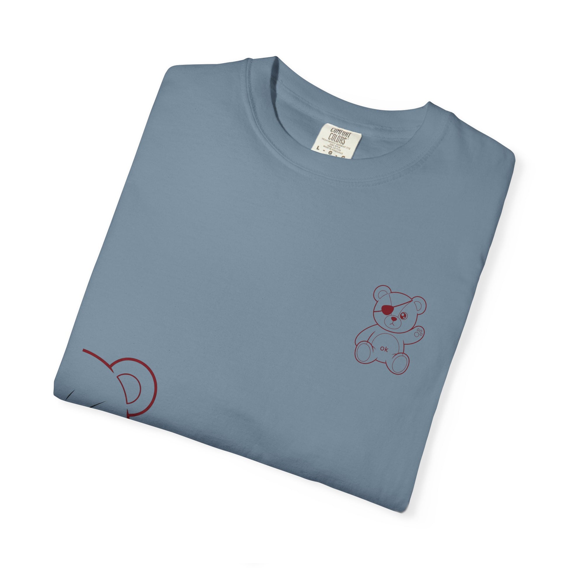 Comfort Colors® Pirate Teddy Bear T-Shirt - Cute Argh Graphic Tee, Pirate Teddy Bear Tee, Cute Graphic Tee, Teddy Bear Lover Gift, Argh