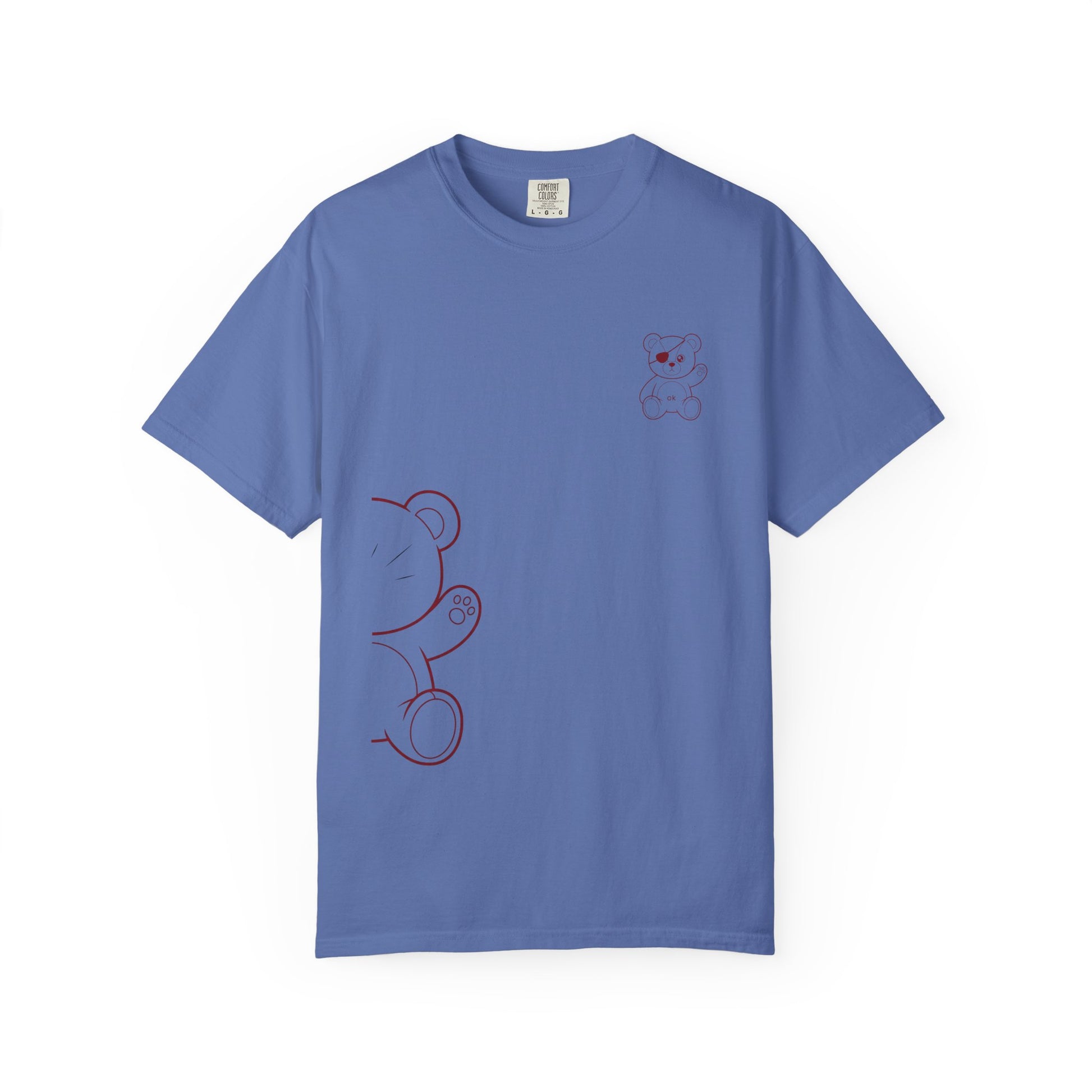 Comfort Colors® Pirate Teddy Bear T-Shirt - Cute Argh Graphic Tee, Pirate Teddy Bear Tee, Cute Graphic Tee, Teddy Bear Lover Gift, Argh