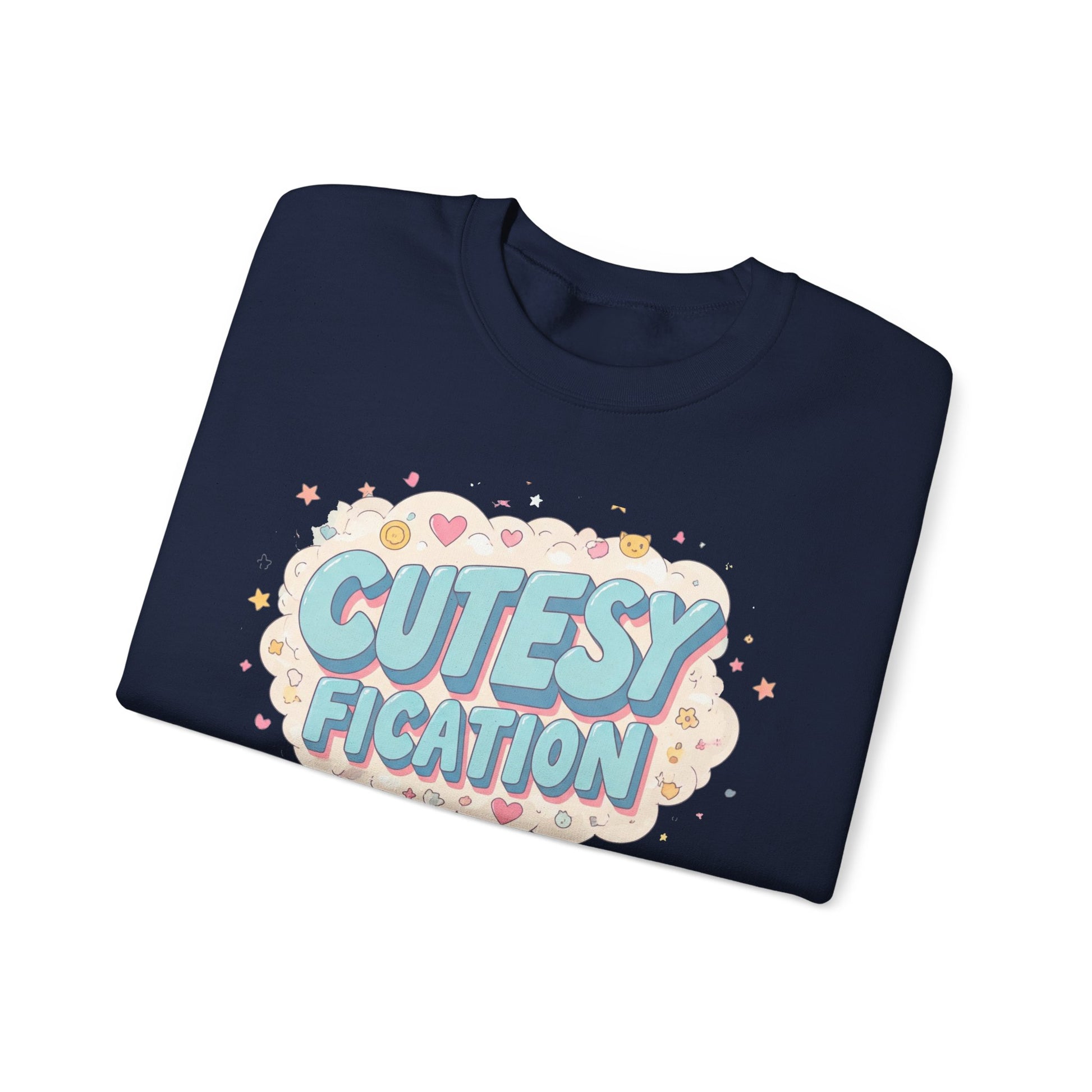 Cutesyfication, Embroidered Funny Wifey Sweatshirt, Boyfriend Gift for Her, Trendy Crewneck Pullover, Unisex Sweatshirt