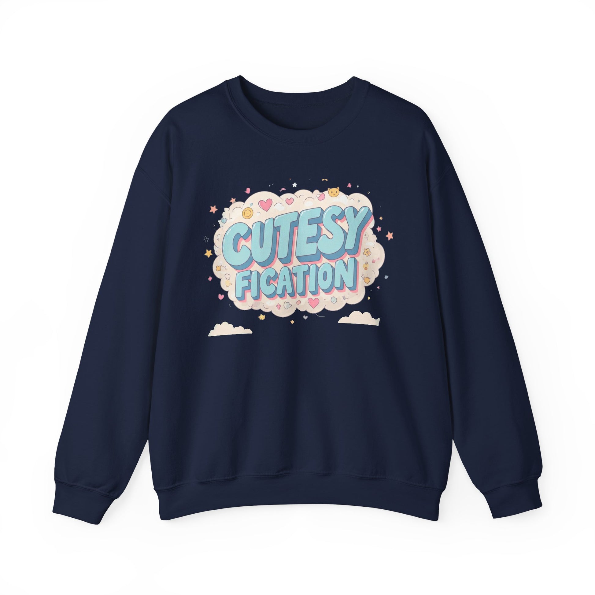 Cutesyfication, Embroidered Funny Wifey Sweatshirt, Boyfriend Gift for Her, Trendy Crewneck Pullover, Unisex Sweatshirt
