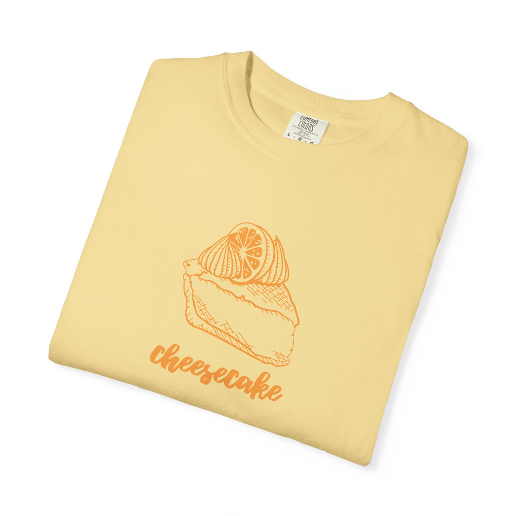 Comfort Colors® Cheesecake T-Shirt - Sweet Foodie Graphic Tee, Foodie Graphic Shirt, Dessert Fan Tee, Baking Gift Shirt, Kitchen Lover