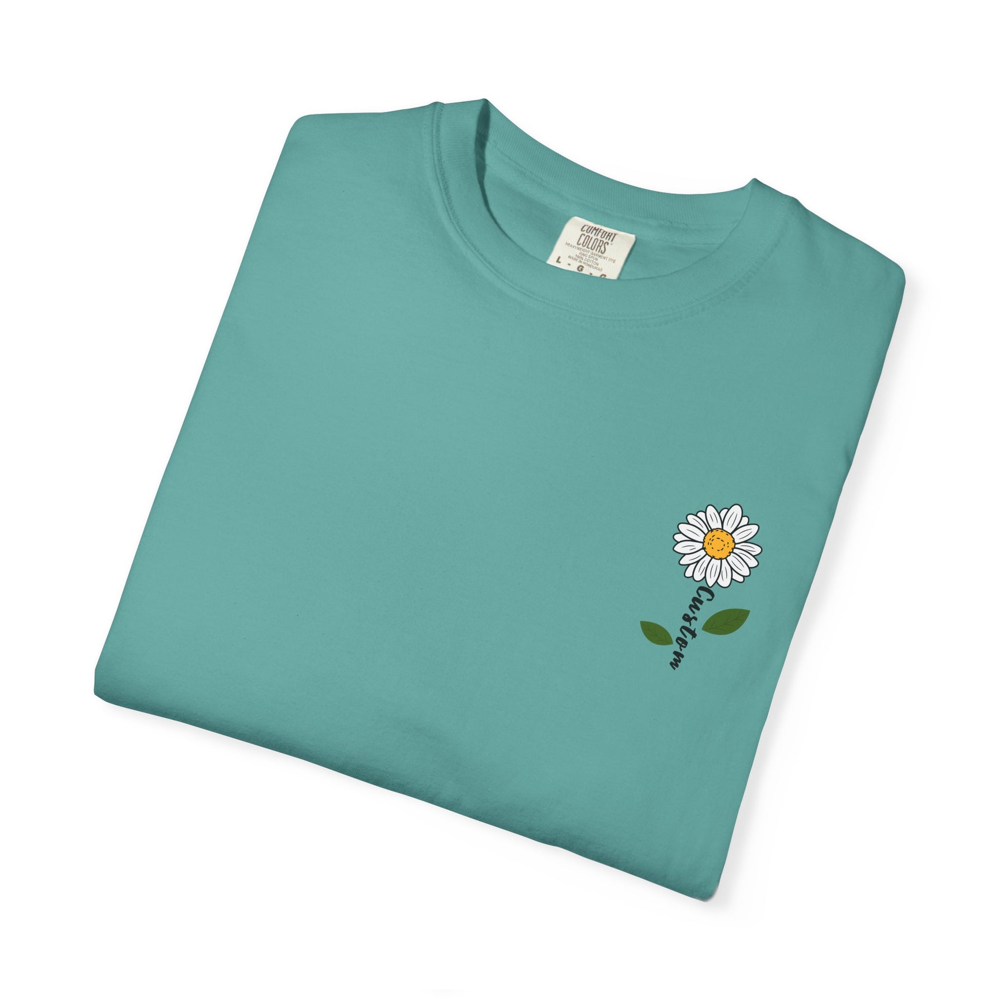 Comfort Colors® Custom Daisy T-Shirt, Floral Tee, Personalized Gift for Her, Nature Inspired Tee