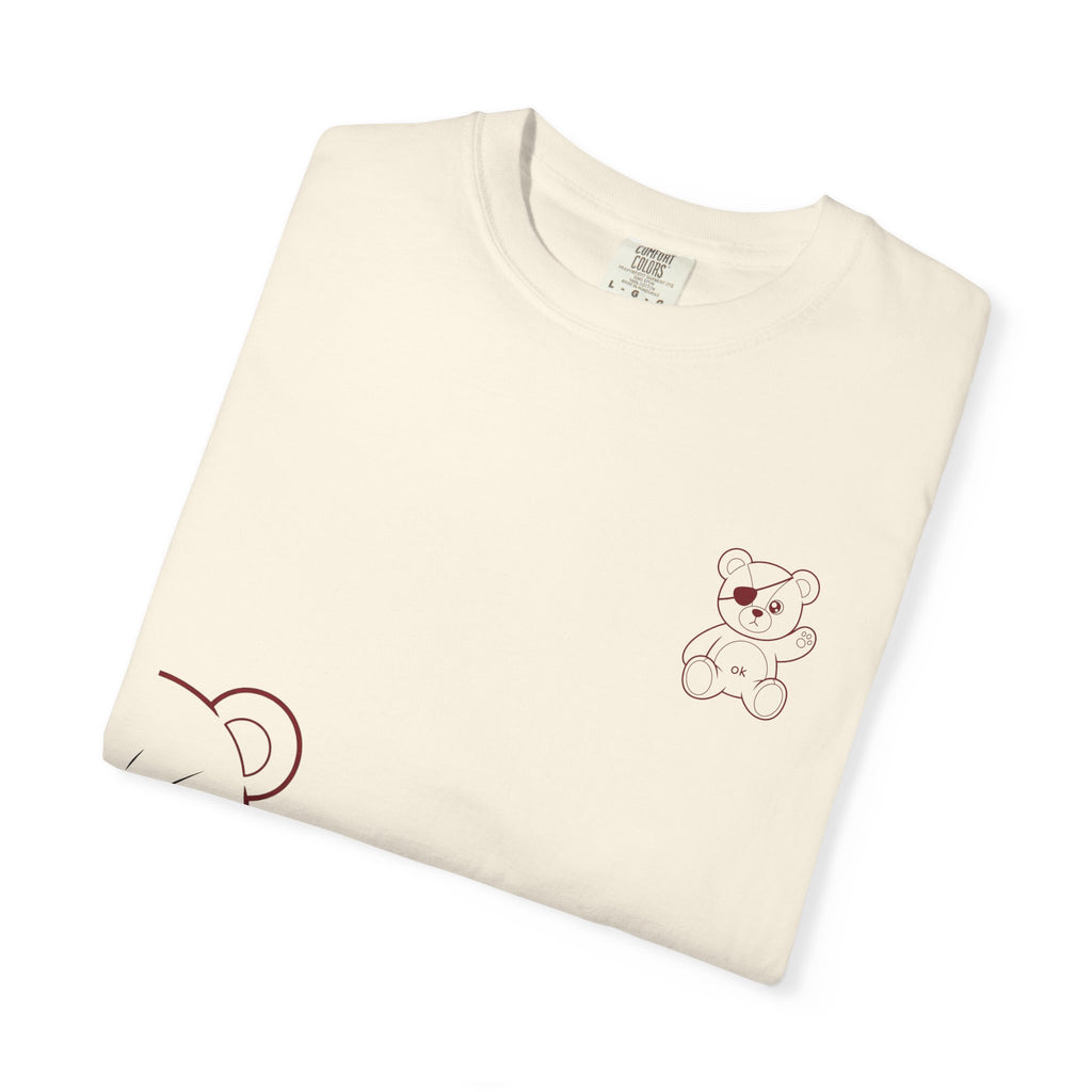 Comfort Colors® Pirate Teddy Bear T-Shirt - Cute Argh Graphic Tee, Pirate Teddy Bear Tee, Cute Graphic Tee, Teddy Bear Lover Gift, Argh