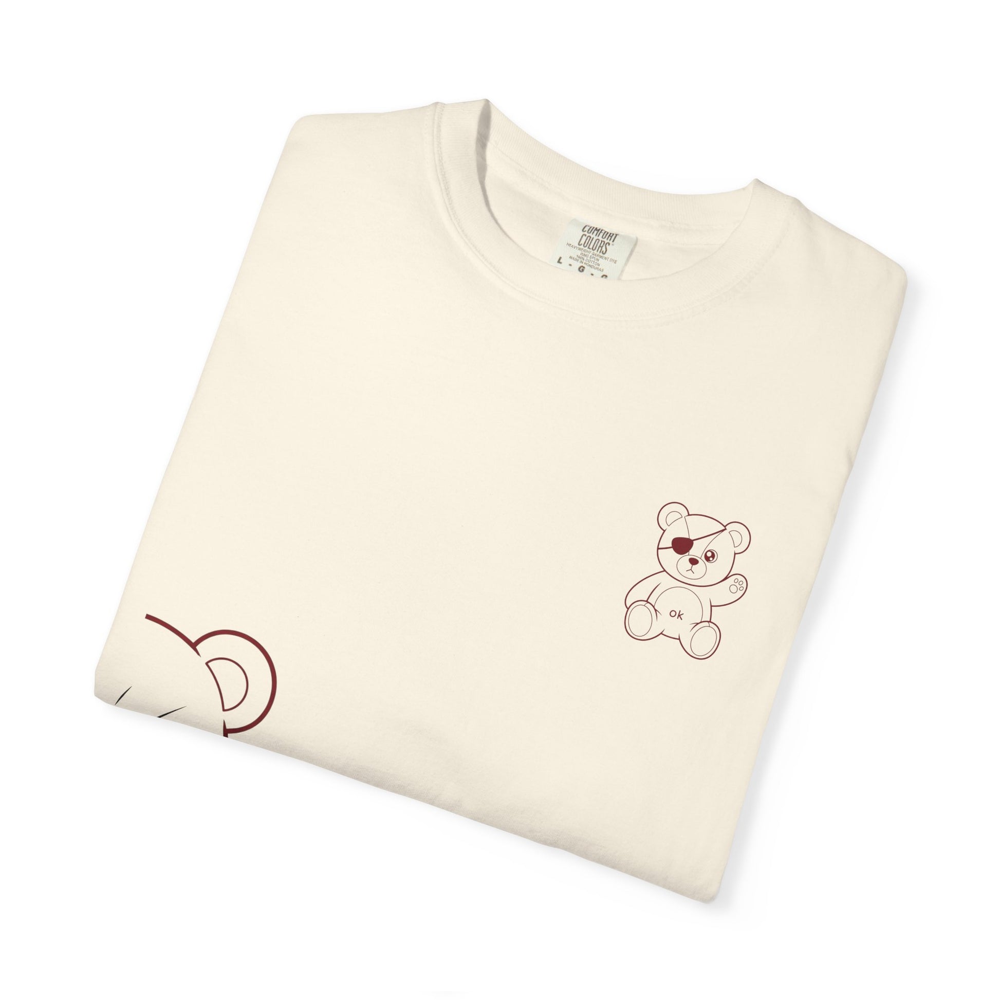 Comfort Colors® Pirate Teddy Bear T-Shirt - Cute Argh Graphic Tee, Pirate Teddy Bear Tee, Cute Graphic Tee, Teddy Bear Lover Gift, Argh