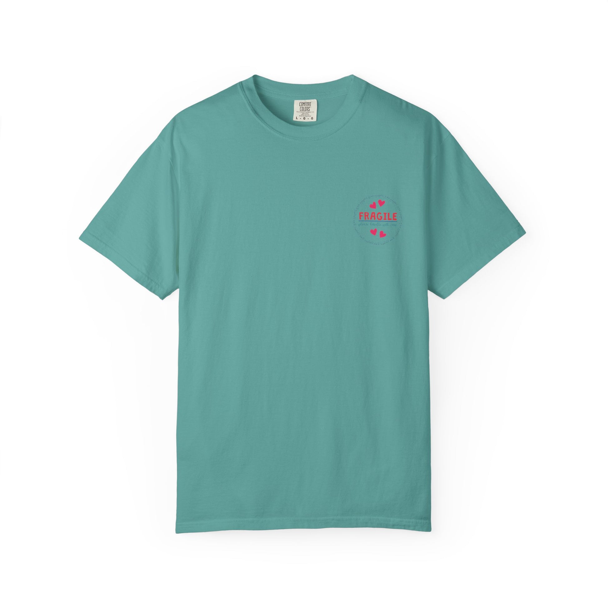 Comfort Colors® Fragile Handle with Care Feminist Shirt, Unisex Tee, RGB Quote Apparel, Women Power Gift, Gender Equality Top
