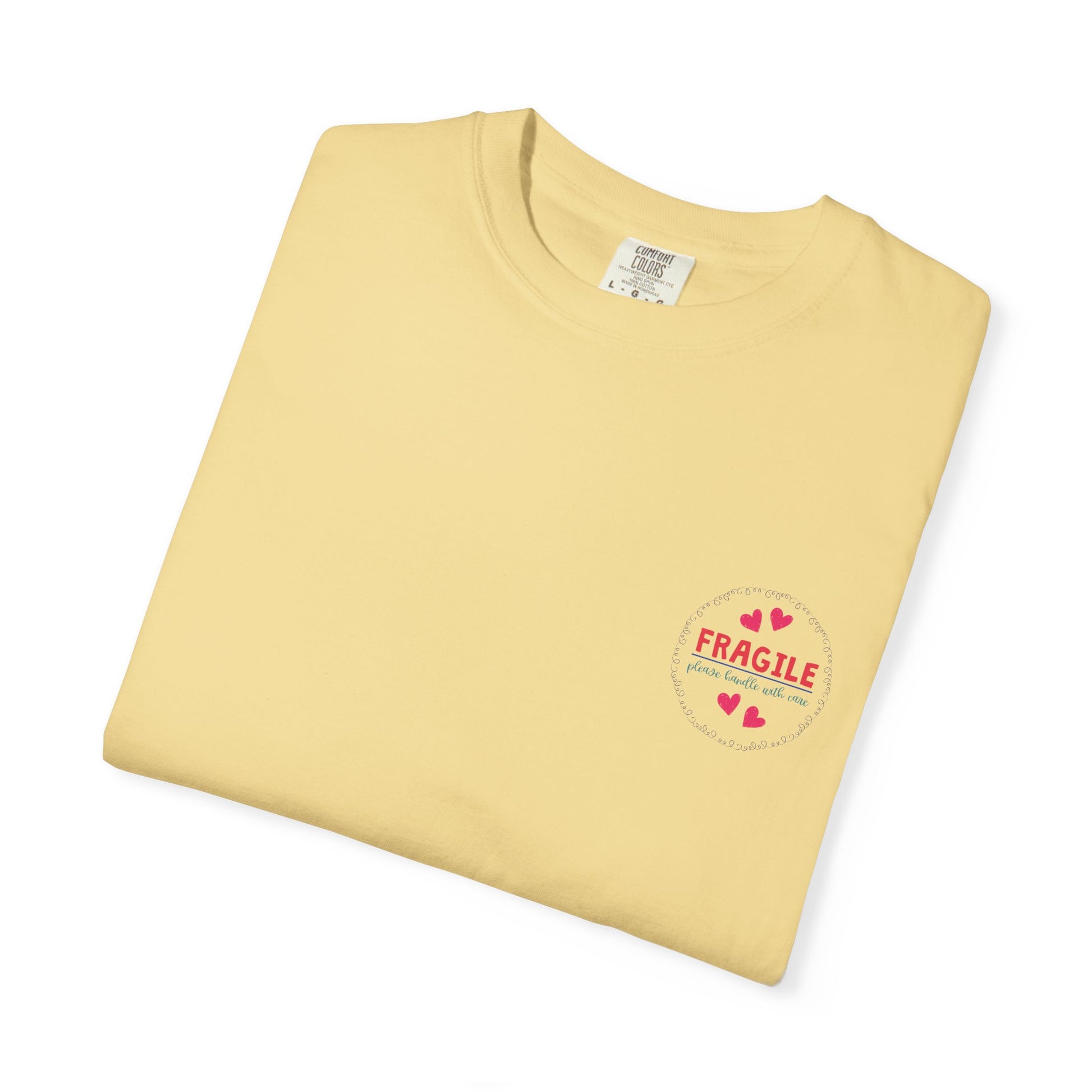 Comfort Colors® Fragile Handle with Care Feminist Shirt, Unisex Tee, RGB Quote Apparel, Women Power Gift, Gender Equality Top