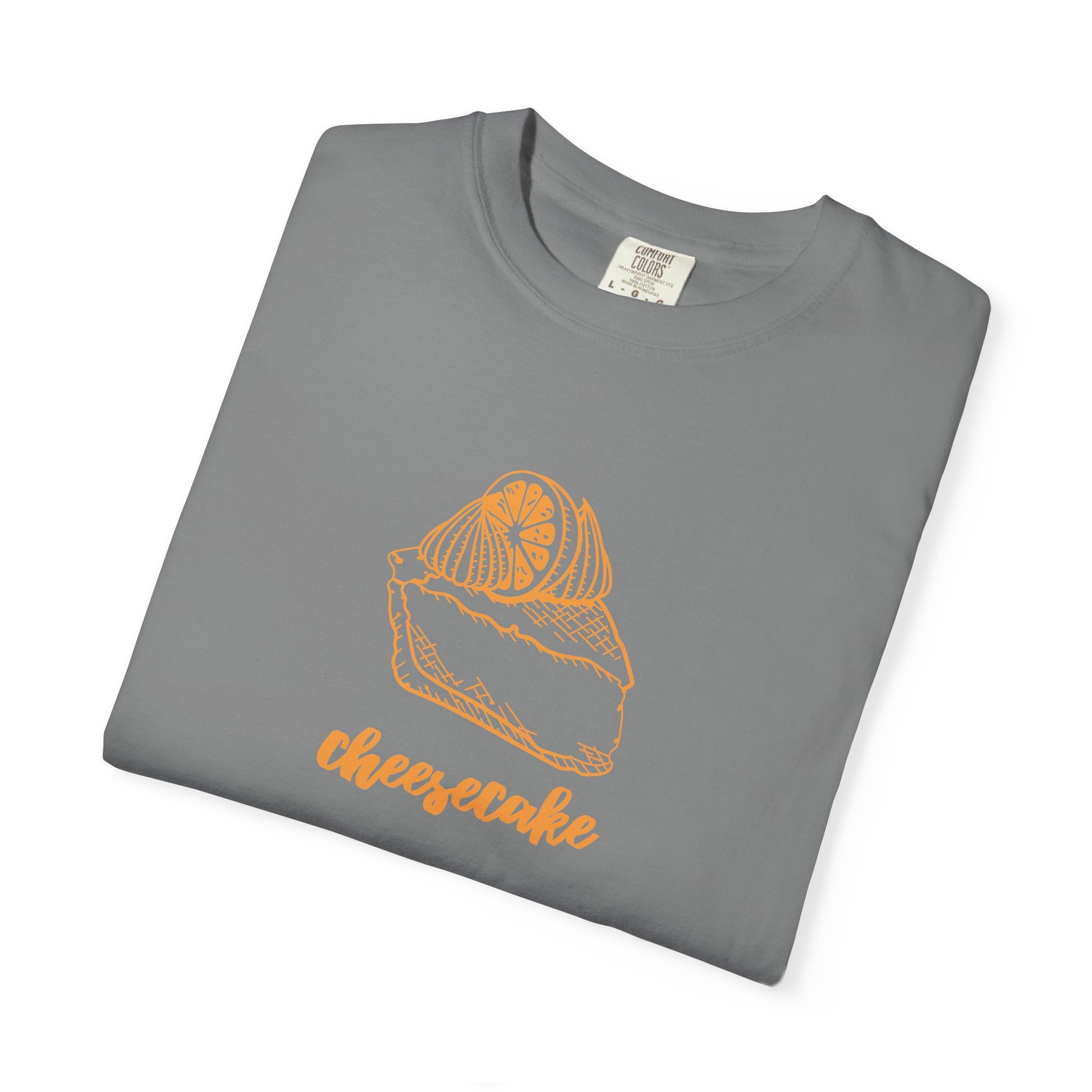 Comfort Colors® Cheesecake T-Shirt - Sweet Foodie Graphic Tee, Foodie Graphic Shirt, Dessert Fan Tee, Baking Gift Shirt, Kitchen Lover