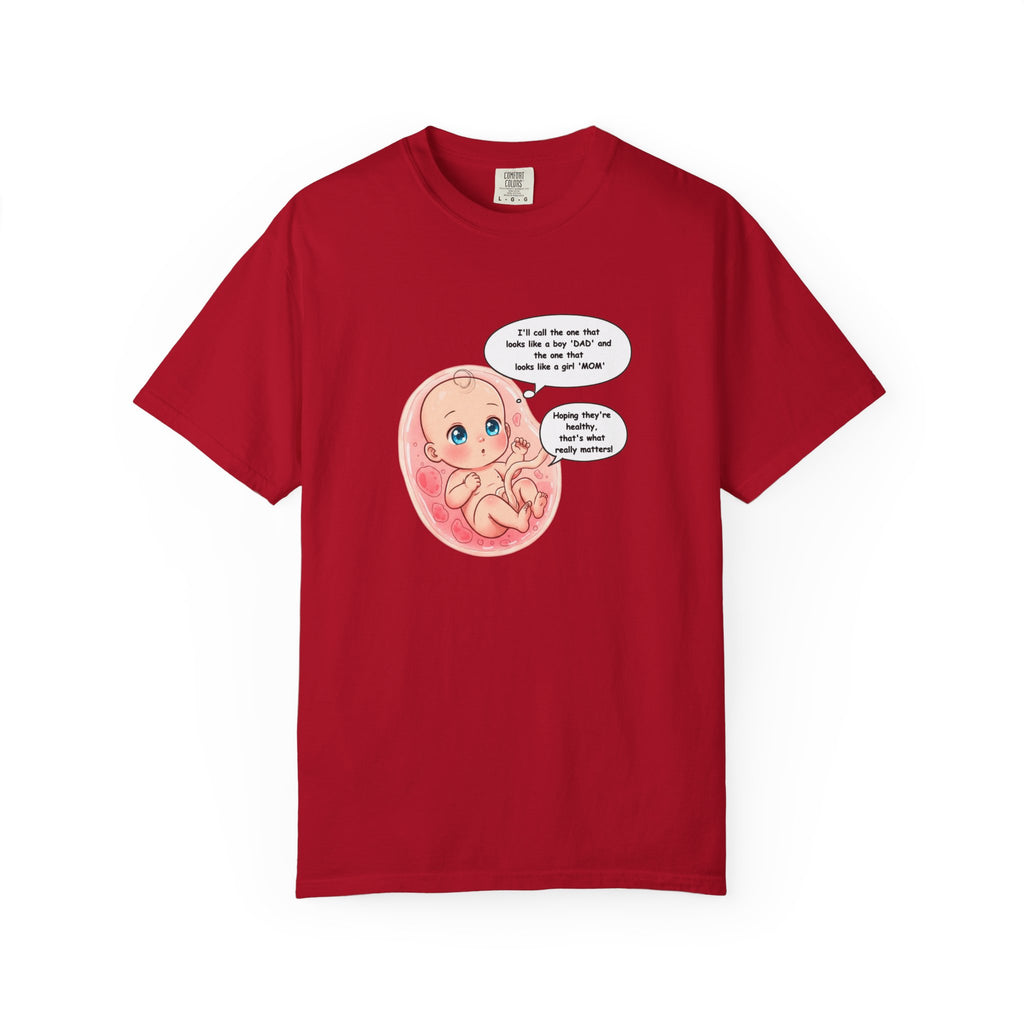 Comfort Colors® Baby in Womb T-Shirt - Cute Pregnancy Announcement Tee, Unisex Tee, Gender Neutral Shirt, Maternity Apparel, Expecting Mom