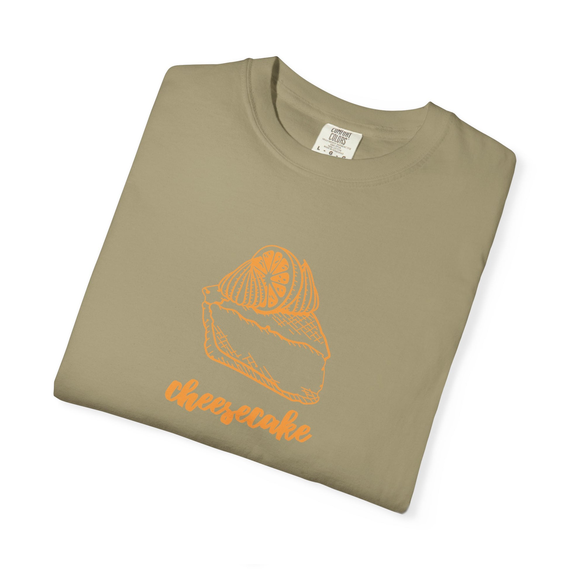 Comfort Colors® Cheesecake T-Shirt - Sweet Foodie Graphic Tee, Foodie Graphic Shirt, Dessert Fan Tee, Baking Gift Shirt, Kitchen Lover
