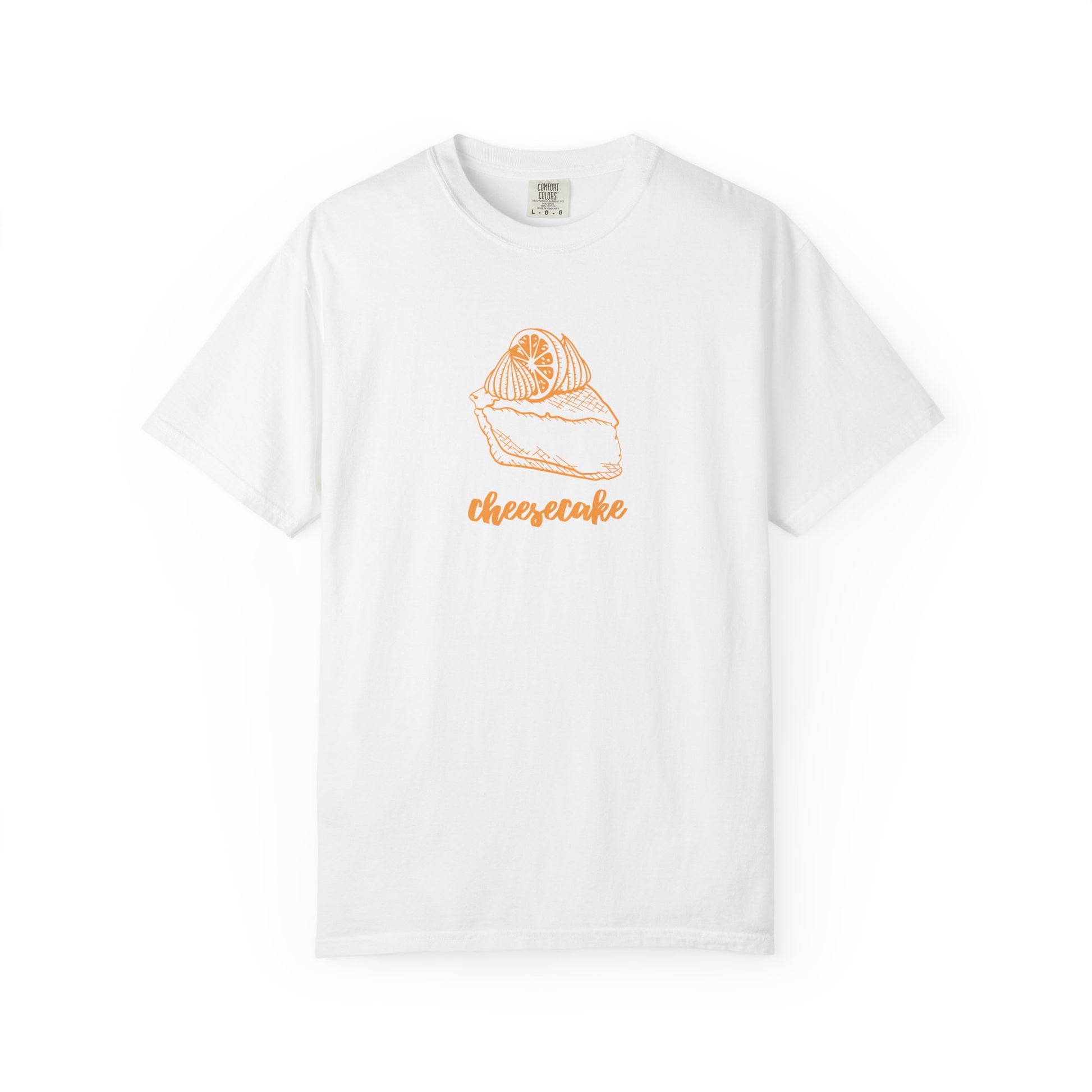 Comfort Colors® Cheesecake T-Shirt - Sweet Foodie Graphic Tee, Foodie Graphic Shirt, Dessert Fan Tee, Baking Gift Shirt, Kitchen Lover