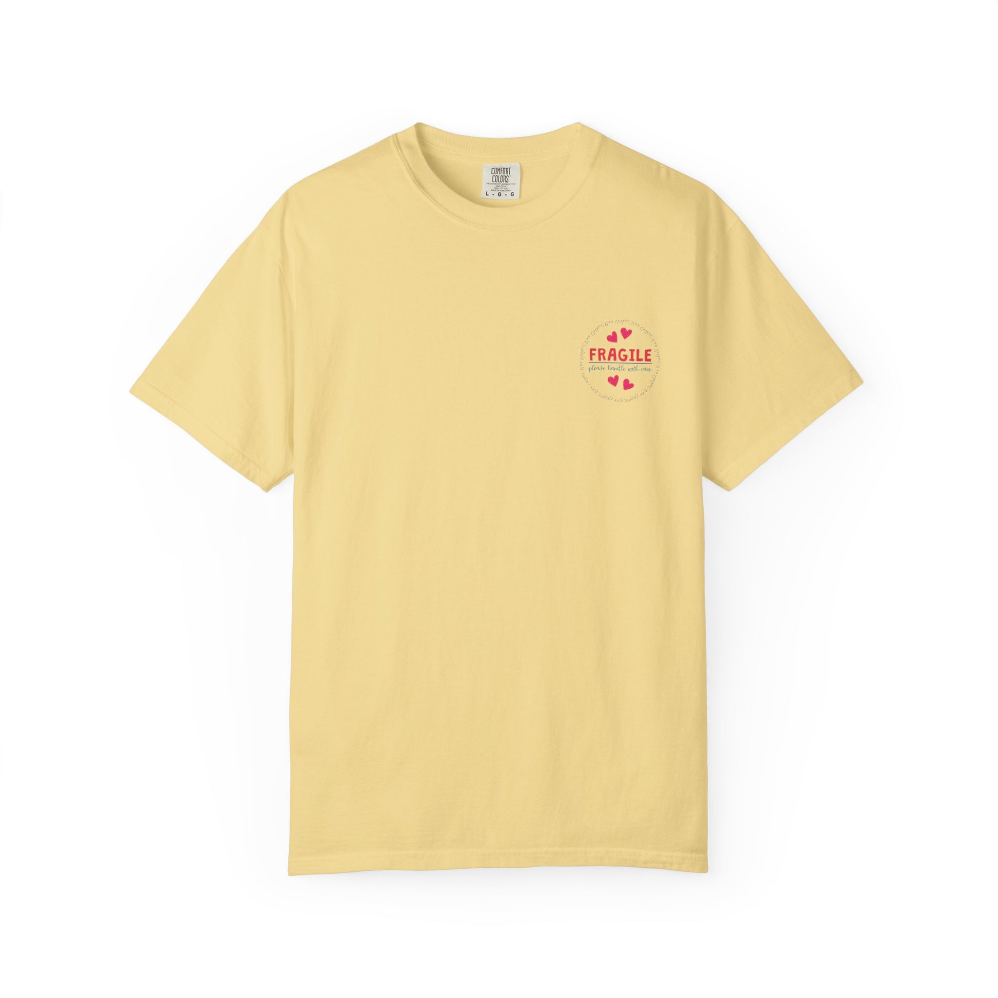 Comfort Colors® Fragile Handle with Care Feminist Shirt, Unisex Tee, RGB Quote Apparel, Women Power Gift, Gender Equality Top