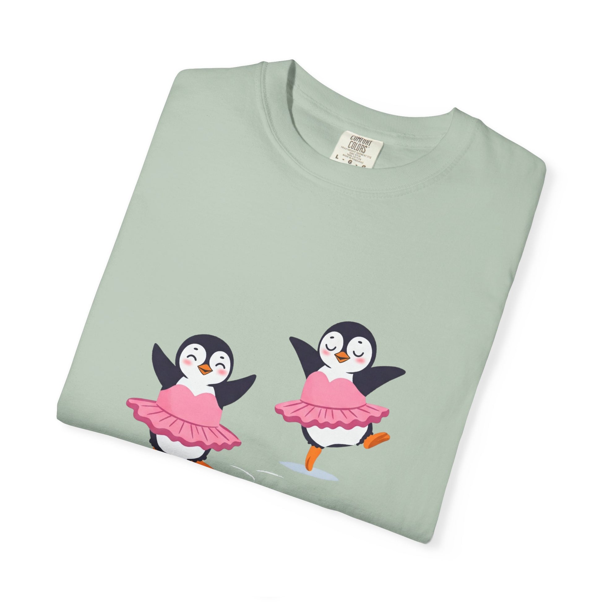 Ballerina Penguin Cute Unisex T-shirt, Animal Lover Gift Tee, Funny Dance Shirt, Pet Lover Gift, Penguin & Ballerina Tee