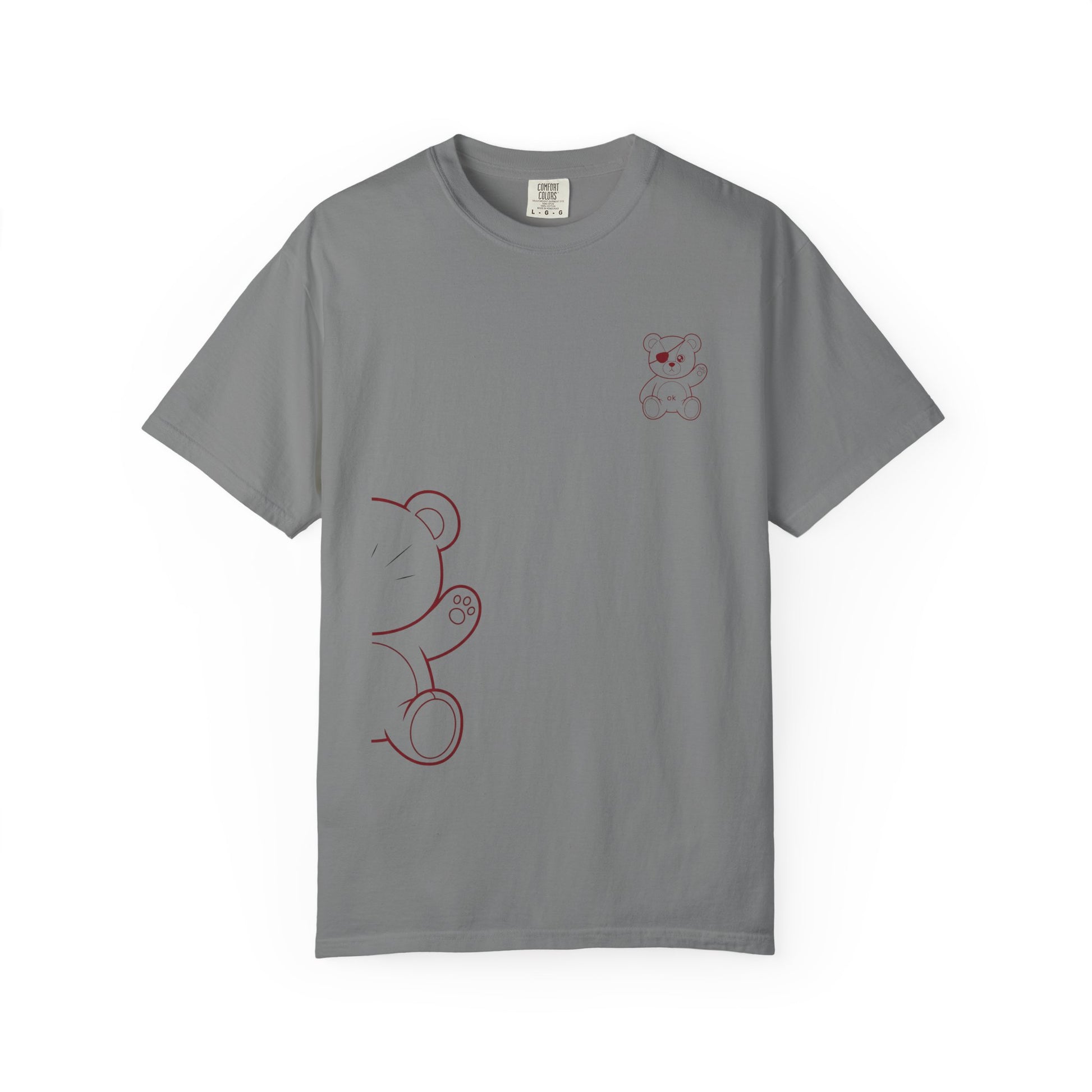Comfort Colors® Pirate Teddy Bear T-Shirt - Cute Argh Graphic Tee, Pirate Teddy Bear Tee, Cute Graphic Tee, Teddy Bear Lover Gift, Argh
