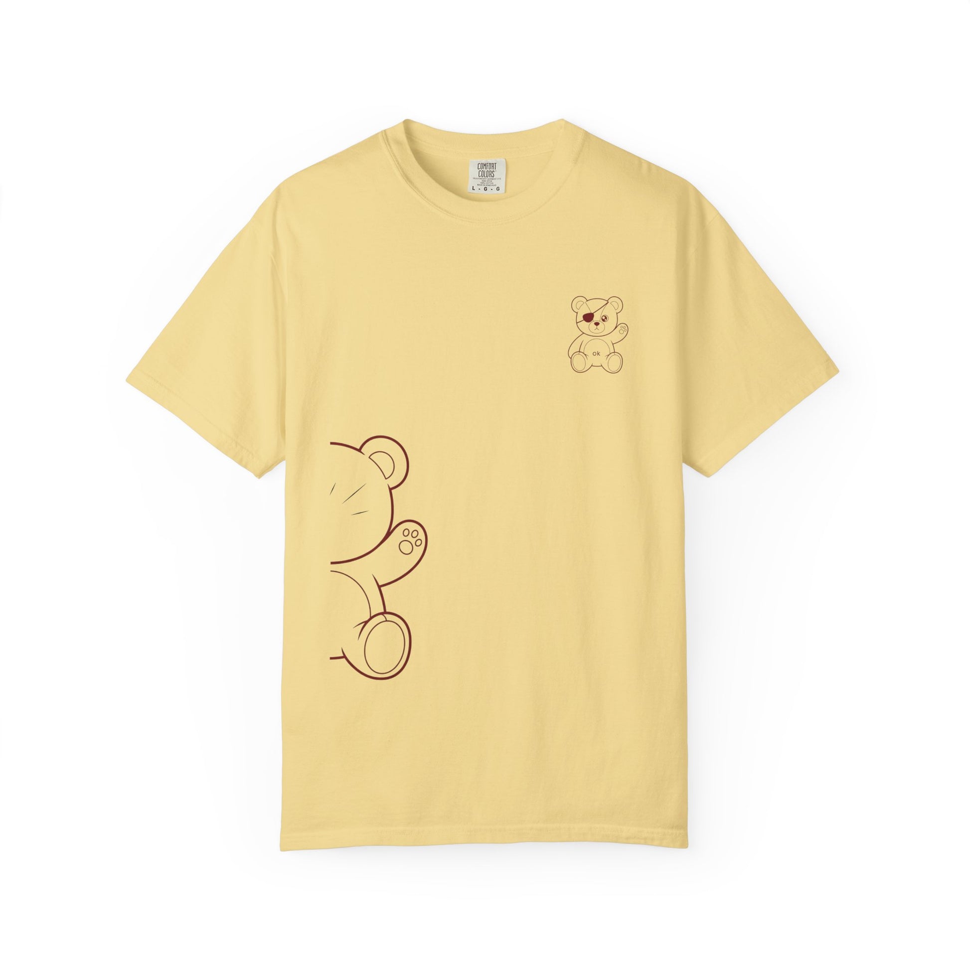Comfort Colors® Pirate Teddy Bear T-Shirt - Cute Argh Graphic Tee, Pirate Teddy Bear Tee, Cute Graphic Tee, Teddy Bear Lover Gift, Argh