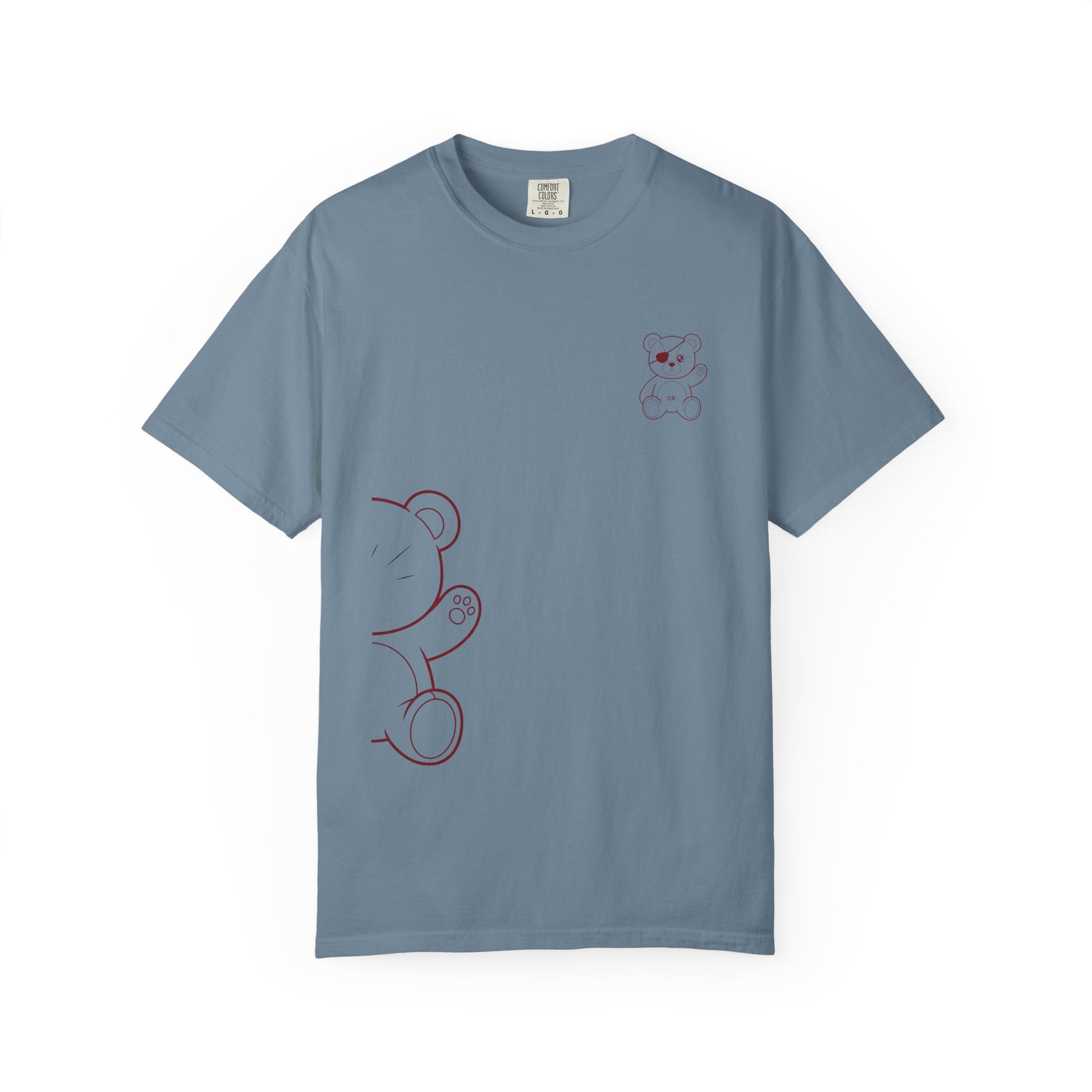 Comfort Colors® Pirate Teddy Bear T-Shirt - Cute Argh Graphic Tee, Pirate Teddy Bear Tee, Cute Graphic Tee, Teddy Bear Lover Gift, Argh