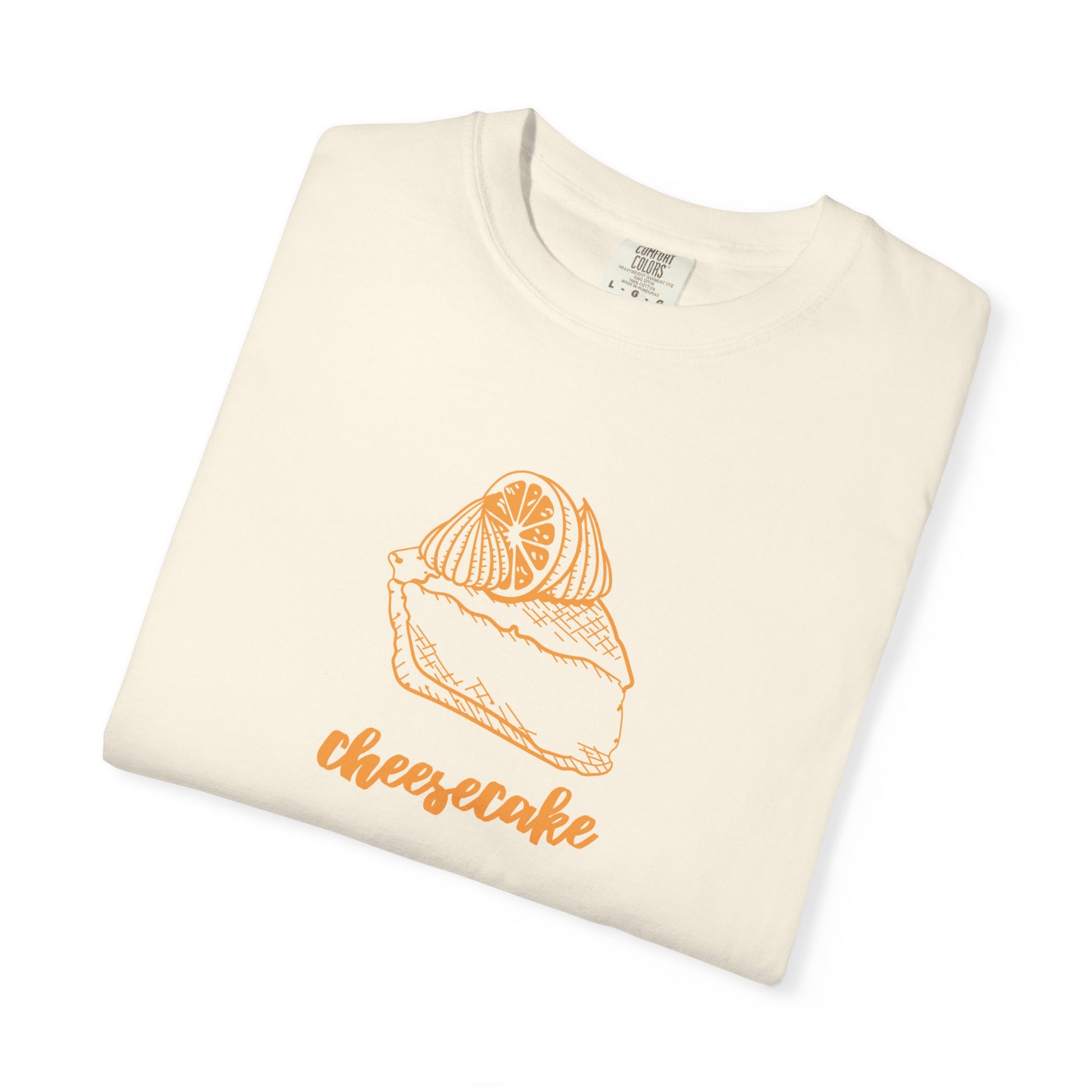 Comfort Colors® Cheesecake T-Shirt - Sweet Foodie Graphic Tee, Foodie Graphic Shirt, Dessert Fan Tee, Baking Gift Shirt, Kitchen Lover