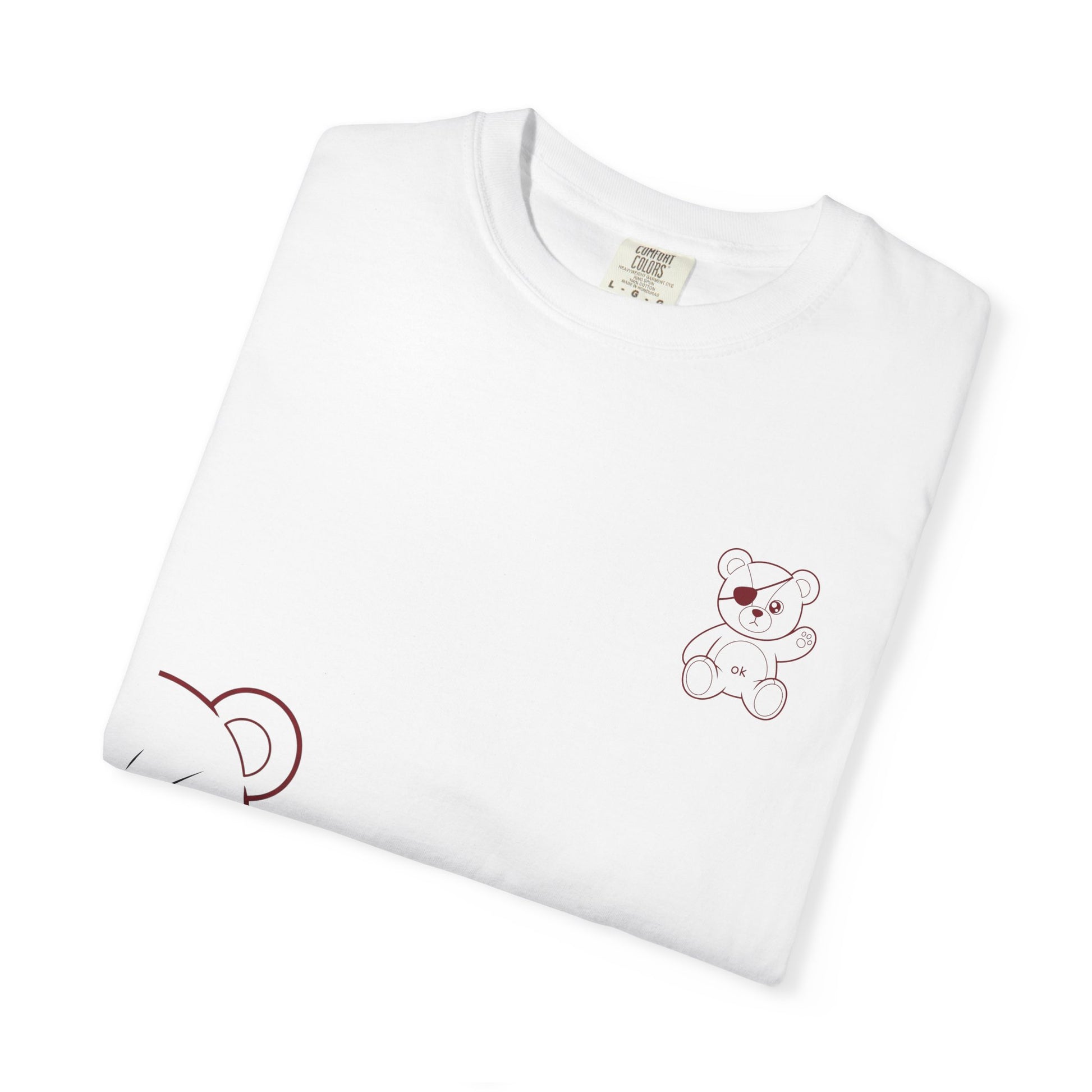 Comfort Colors® Pirate Teddy Bear T-Shirt - Cute Argh Graphic Tee, Pirate Teddy Bear Tee, Cute Graphic Tee, Teddy Bear Lover Gift, Argh