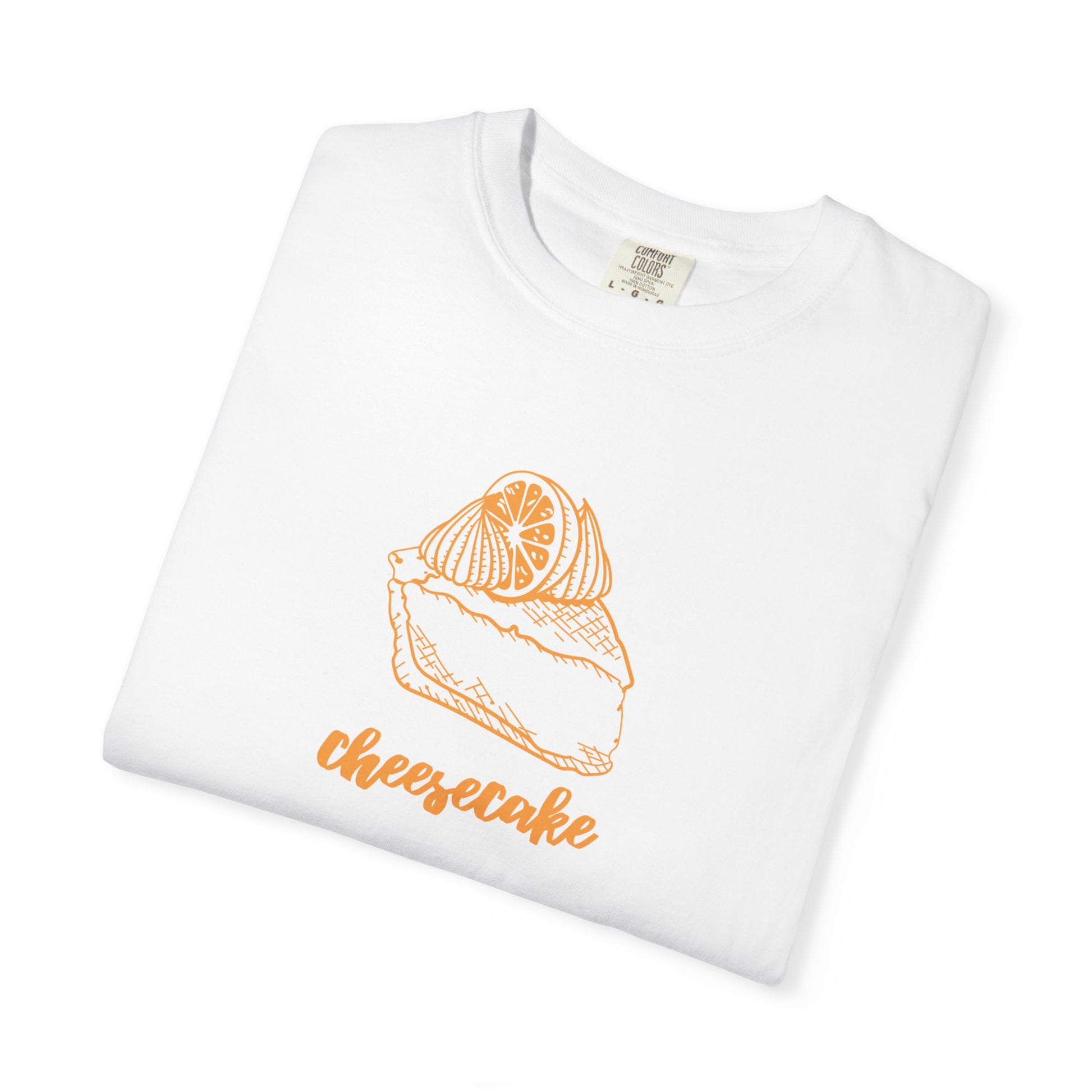 Comfort Colors® Cheesecake T-Shirt - Sweet Foodie Graphic Tee, Foodie Graphic Shirt, Dessert Fan Tee, Baking Gift Shirt, Kitchen Lover